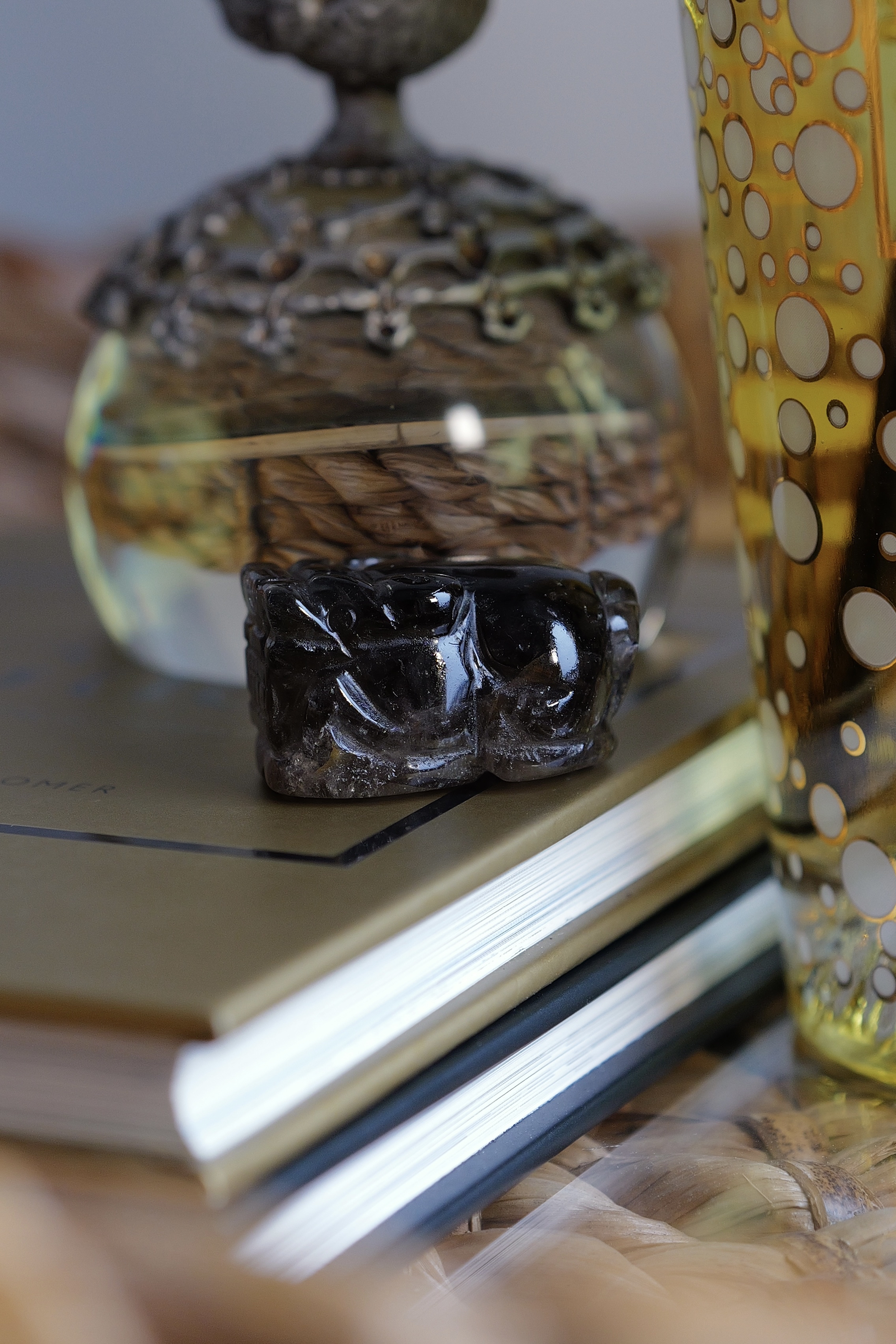 ༒3.8cm茶晶金錢貔貅擺件༒ PU.1233H5JG38-RA18*8s