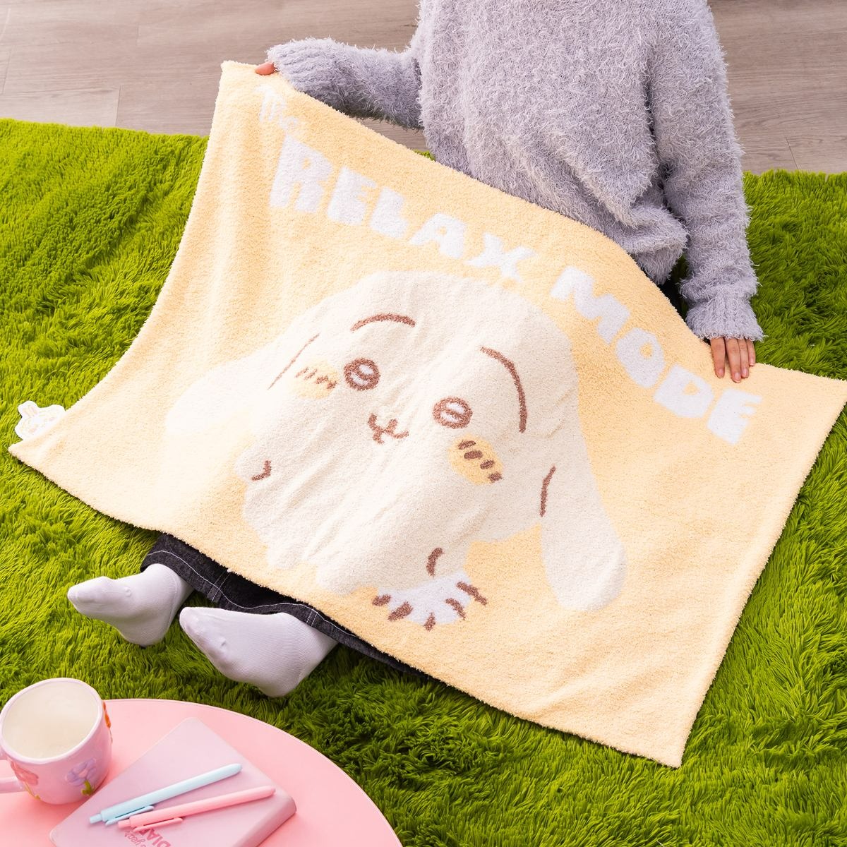 🌸 【預訂】兔兔 Blanket - Chiikawa 9/10 新品