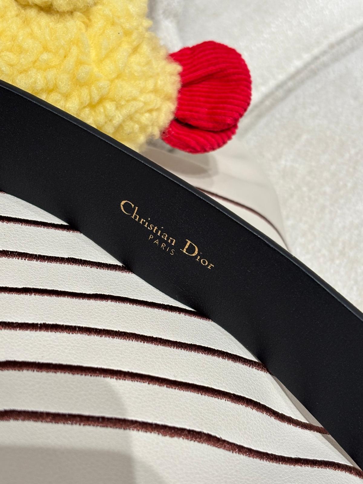 Dior Belt 黑色D扣 100%Authentic, 98%New 