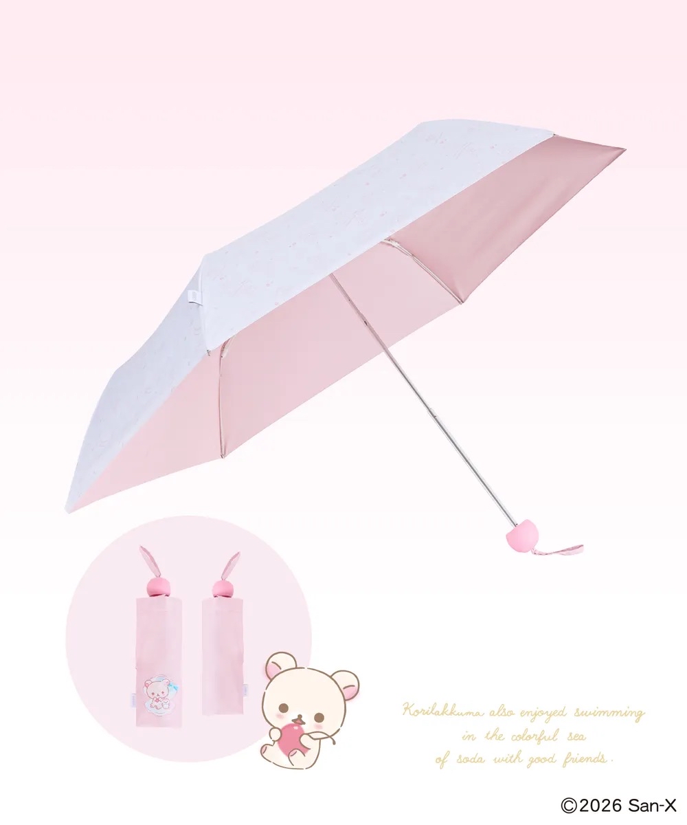 《預訂貨品》全新韓國pop up限定小白熊 縮骨雨傘連布袋套裝
