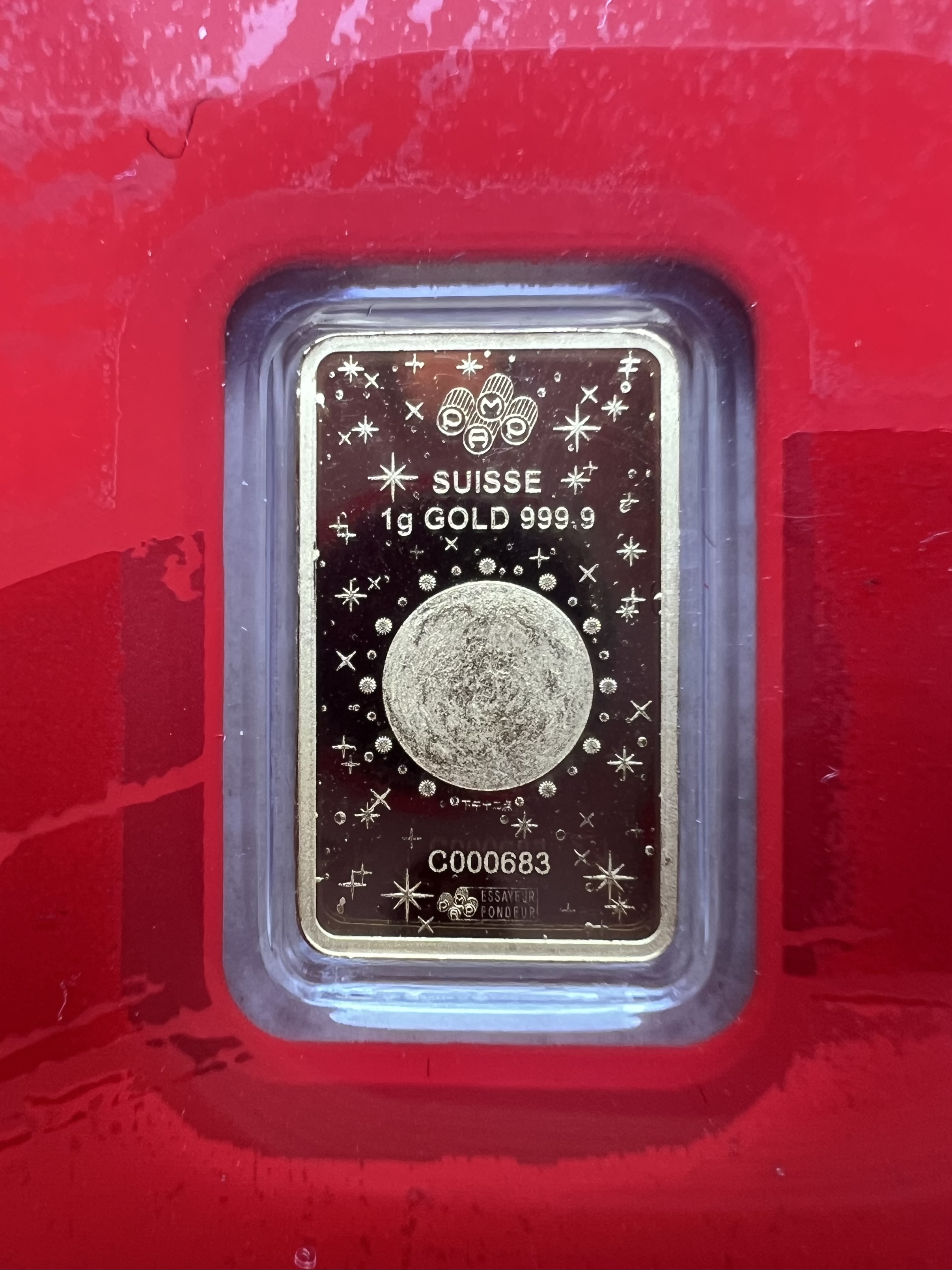 (Nice SN:683) PAMP Lunar 2026 Horse 1g 🇨🇭Swiss Fine Gold Bar Emas 999.9 with album 生肖千里马