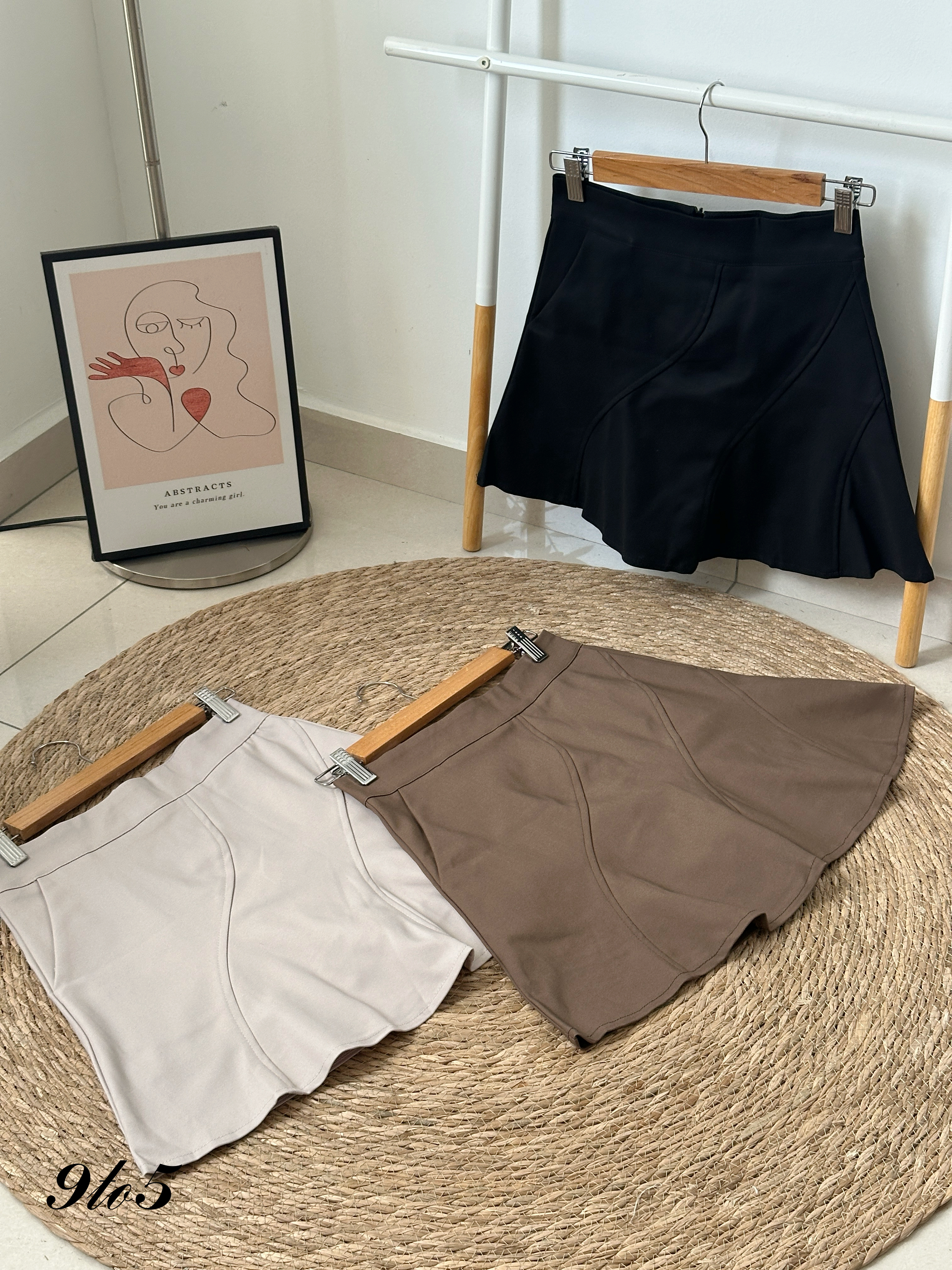 S1897 Short Mermaid Skirt - 3 Colors 