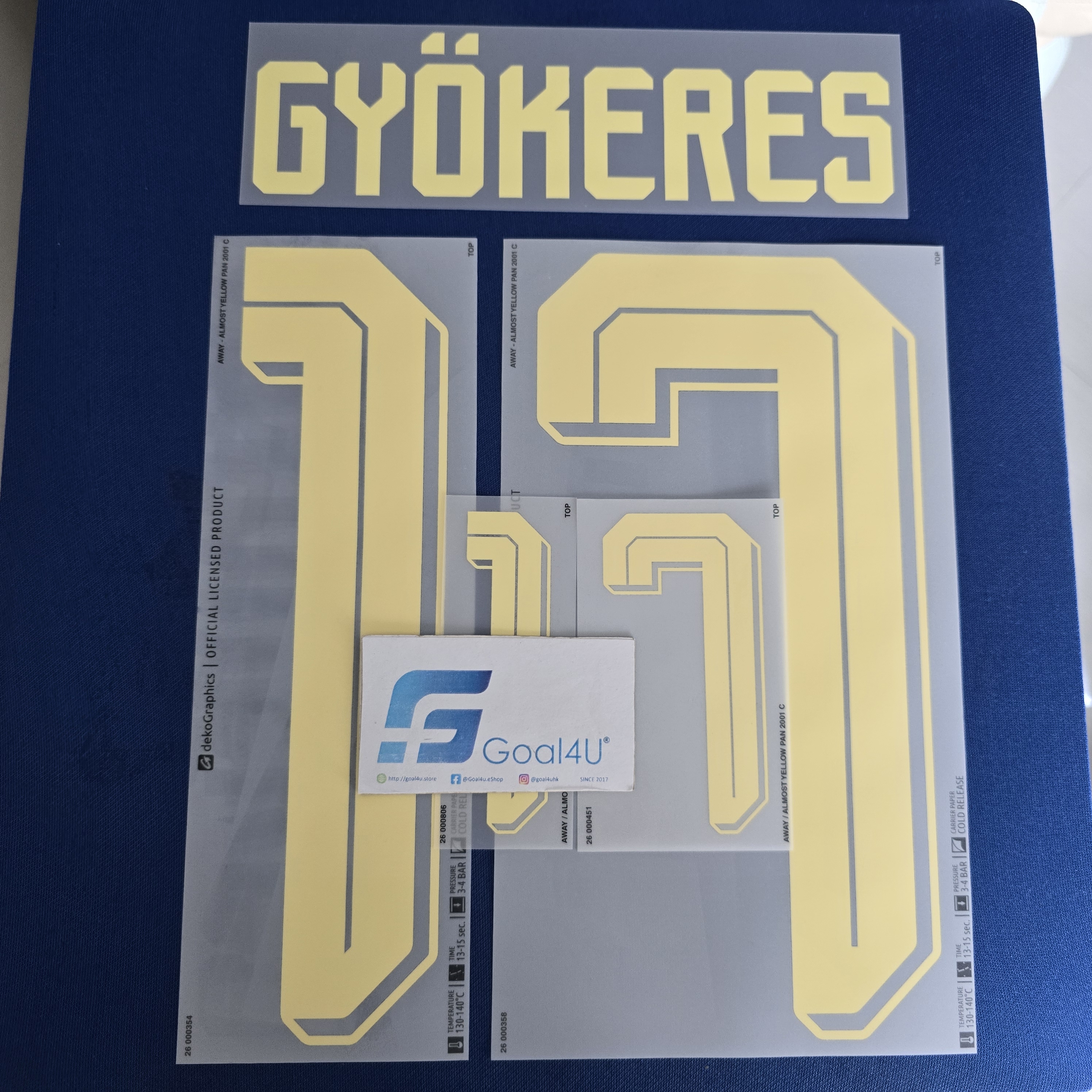 Adidas Sweden 瑞典 2026-27 作客球員版球衣 (可加印字章) KC3041