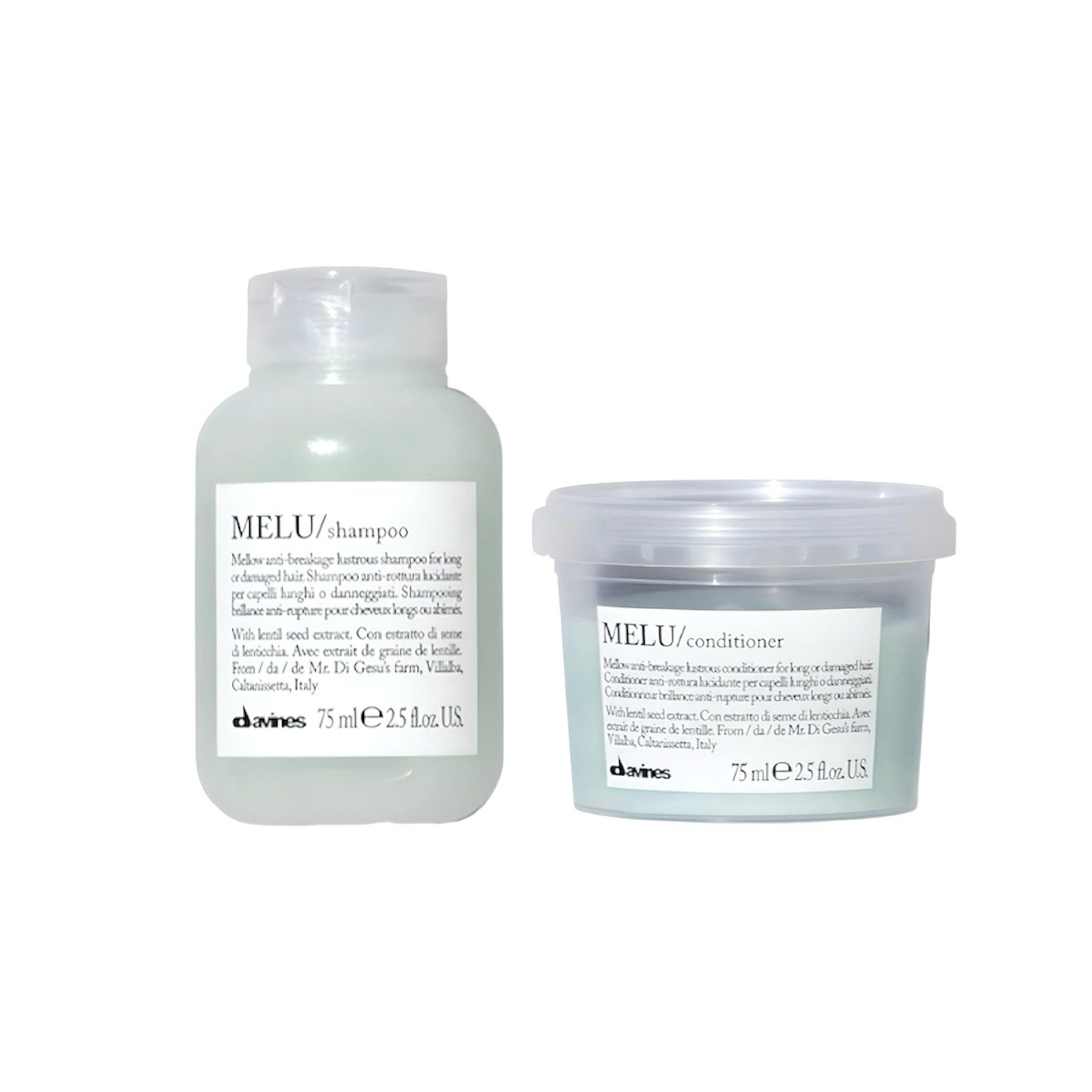 Davines MELU Shampoo+Conditioner 防斷洗護旅行套裝 75ml+75ml