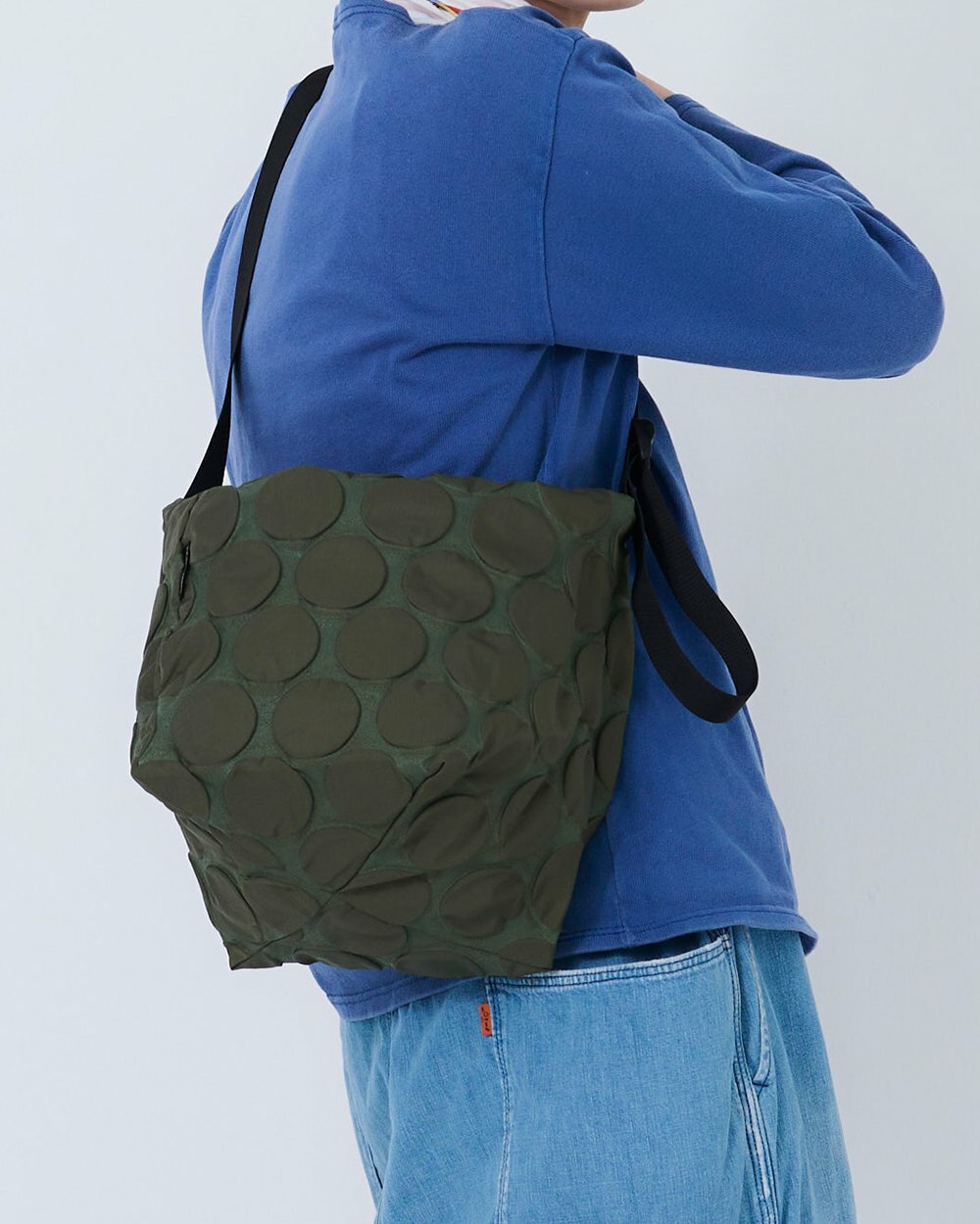 [現貨] [日本製] BAGNNOUN ｜ DOT SHOULDER  'S' | WHITE {TF2308035}