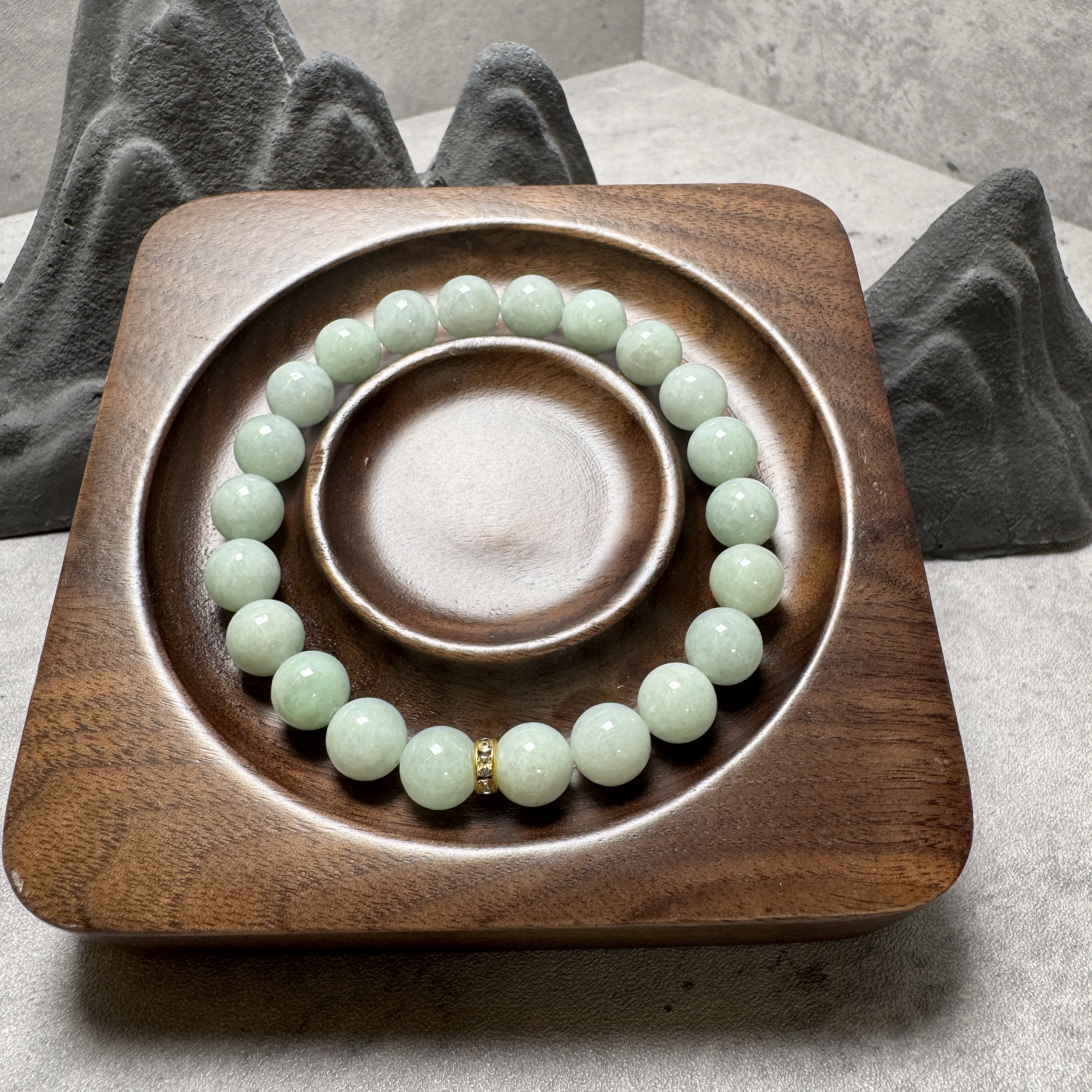 甜果綠翡翠8.5mm手串