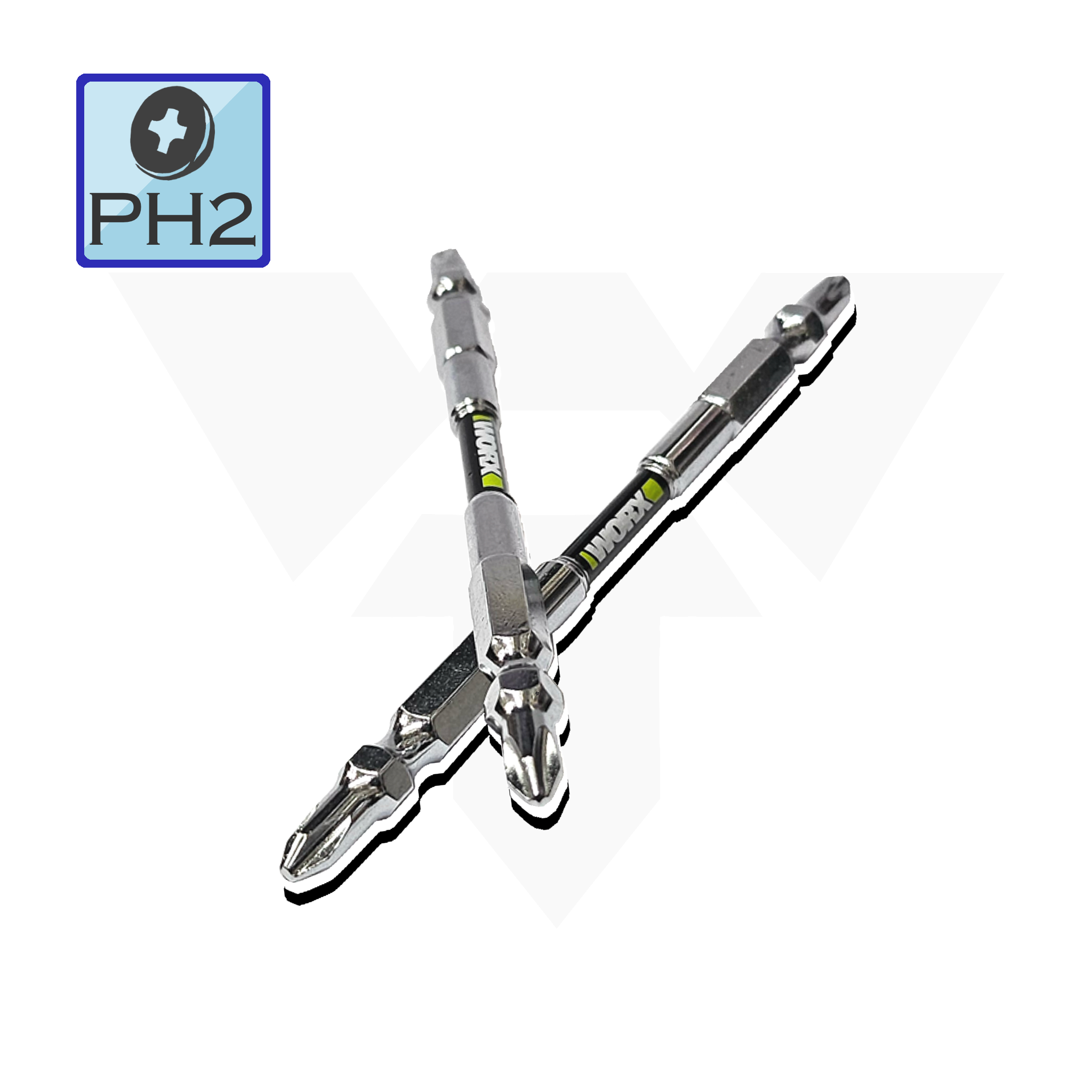 "WORX" 威克士 WA1691 110mm (4") (+)PH-2 雙頭批咀 "WORX" WA1691 Magnetic (+)PH-2 Double Ended Screwdriver Bit