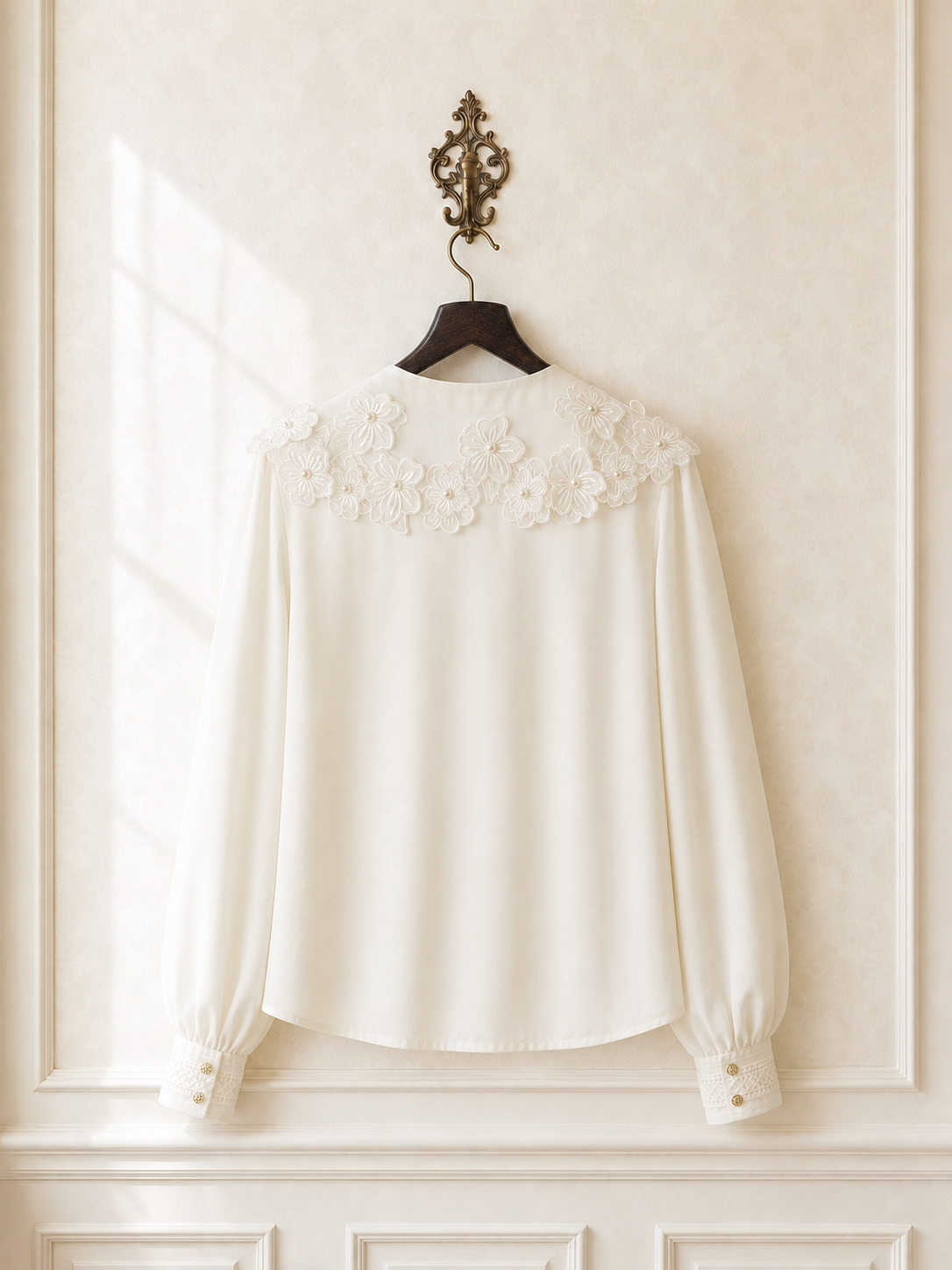維多利亞立體花瓣柯根紗公主禮服 Victorian Ethereal Petal Organza Gown