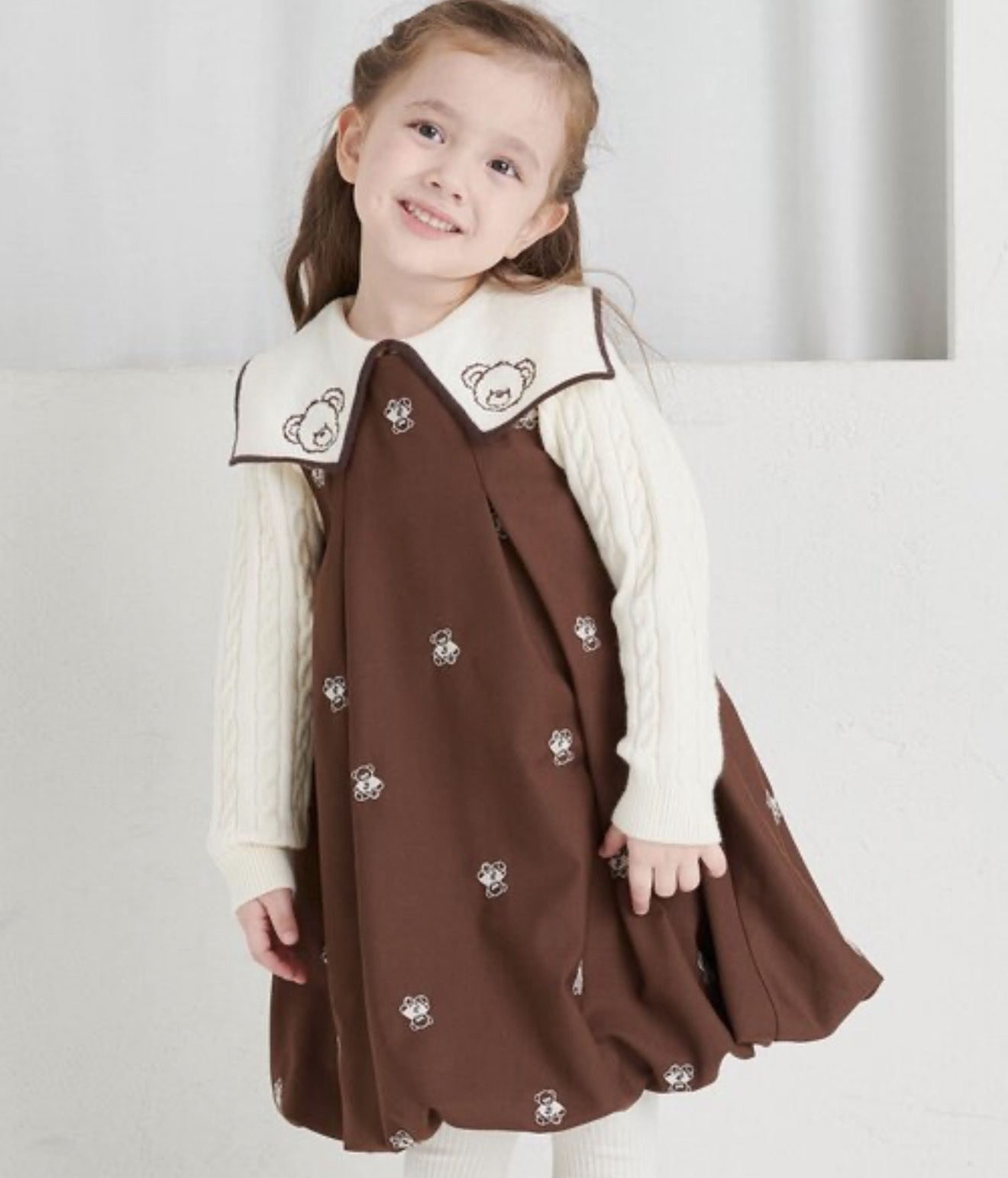 ▫️現貨▫️apres les cours Tiny Bear南瓜連身裙