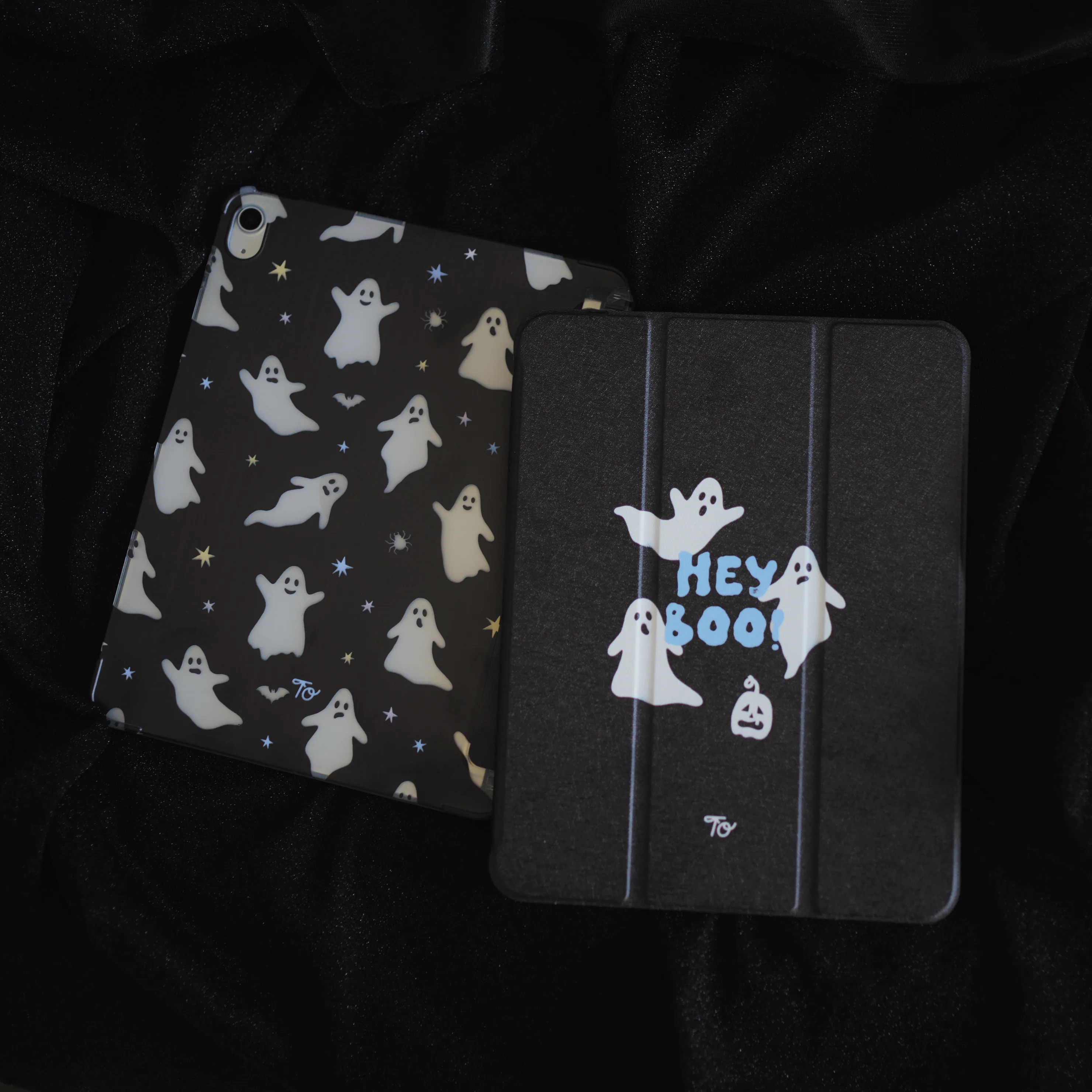 【Peek-a-BOO!】透明磨砂書本式 iPad Case