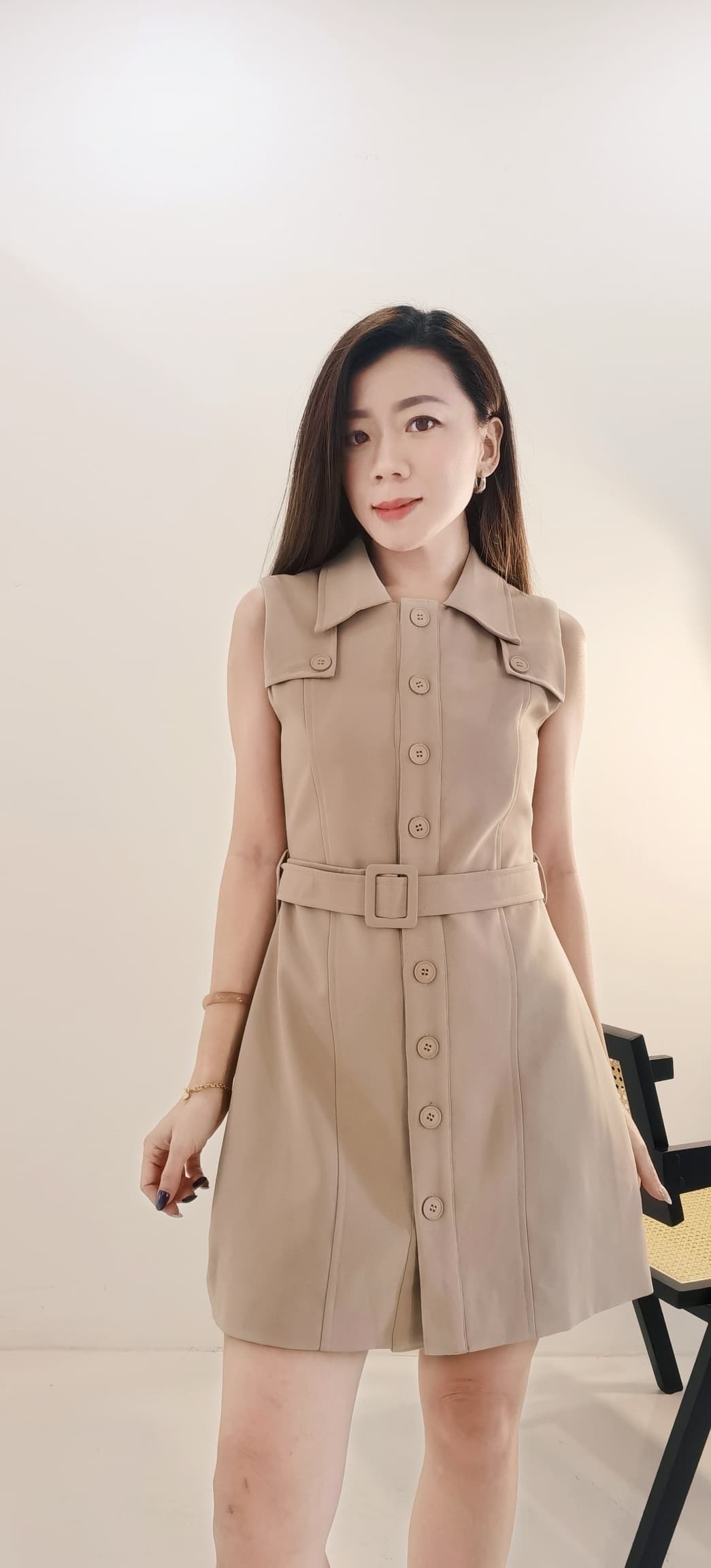 2434 PREMIUM COAT DRESS 高级风衣设计款连身裙