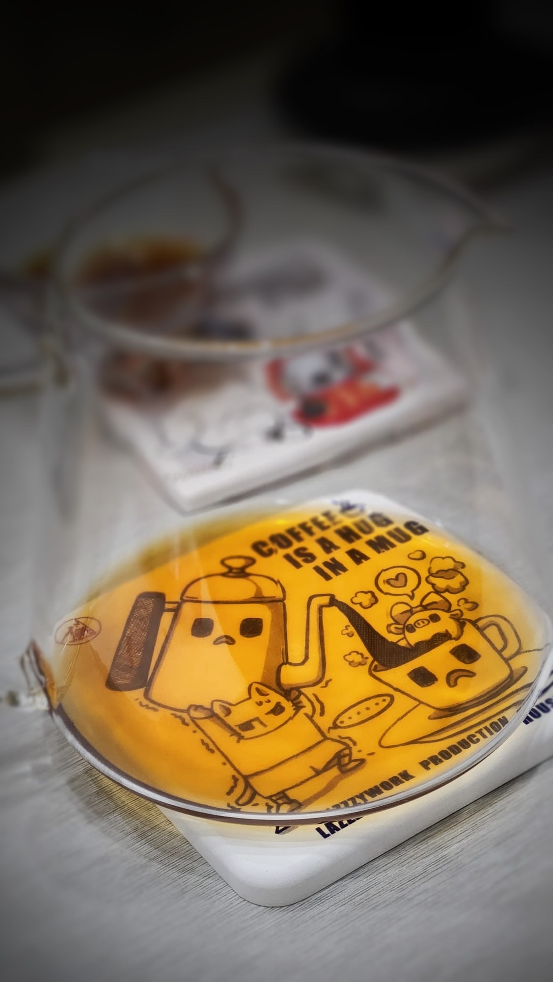 Coffee Illustration 吸水杯墊系列（支持香港創作｜硅藻土 / 陶瓷）