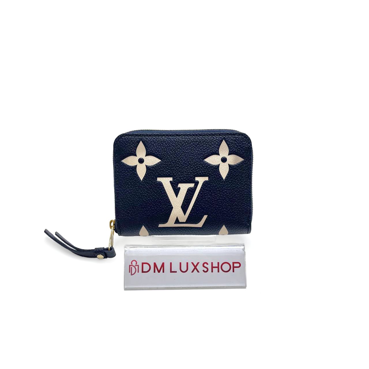 LV Bicolour Navy Blue Zippy Coin Purse