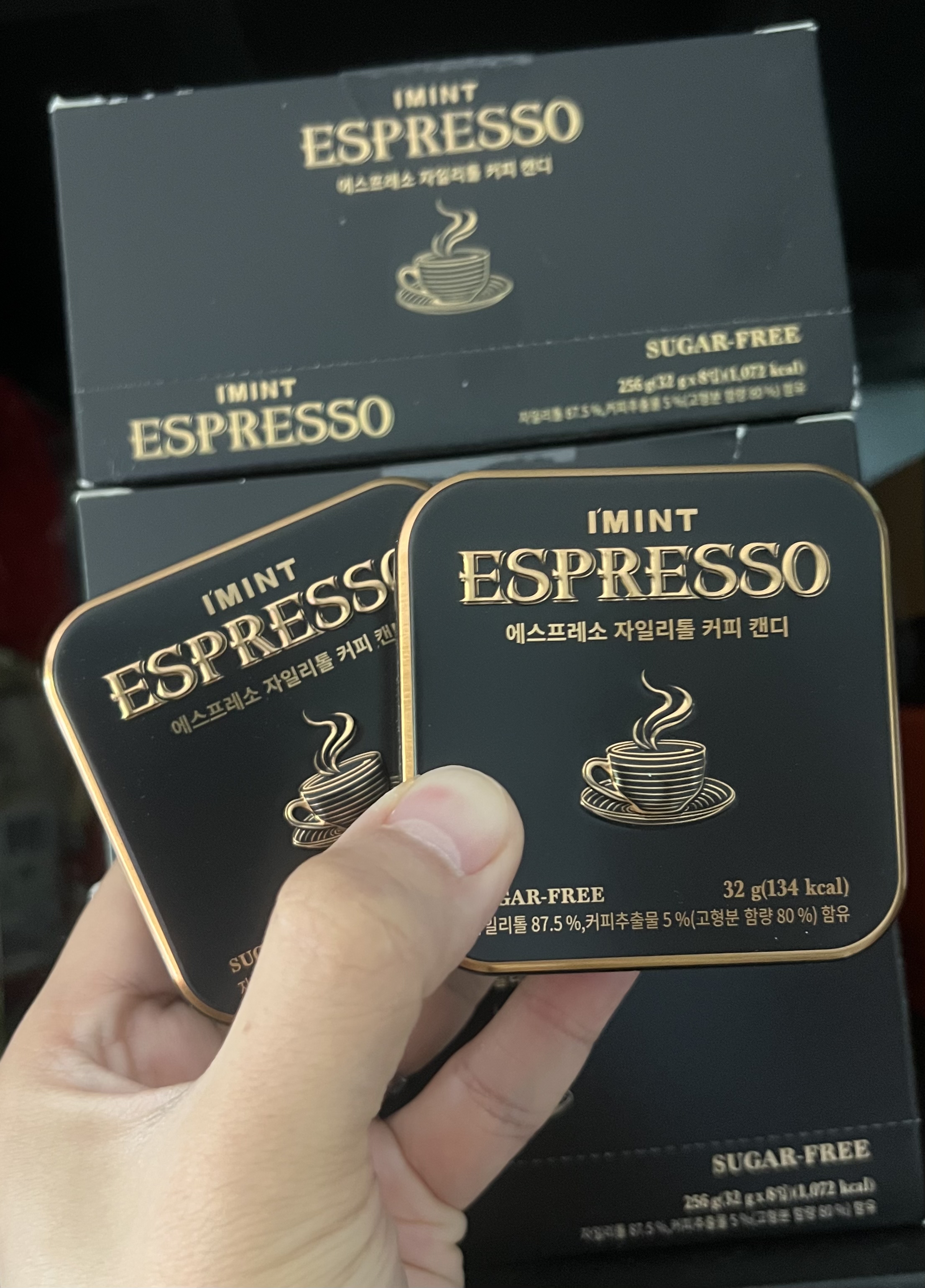 🇰🇷韓國 I'MINT 濃縮義式咖啡ESPRESSO Sugar Free木糖醇咖啡薄荷糖