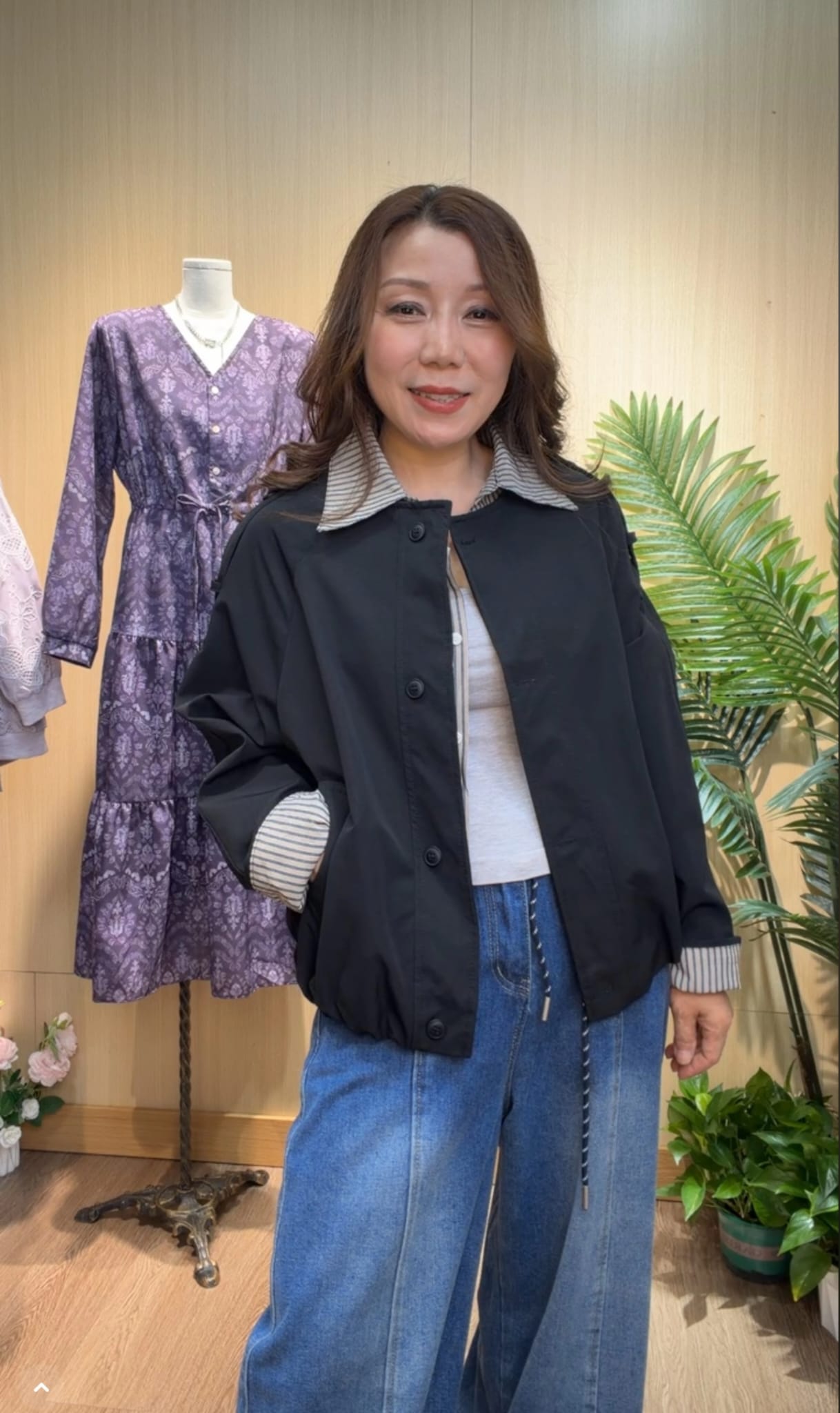 13款 假二件拼色外套(46寸胸/22.5寸長)