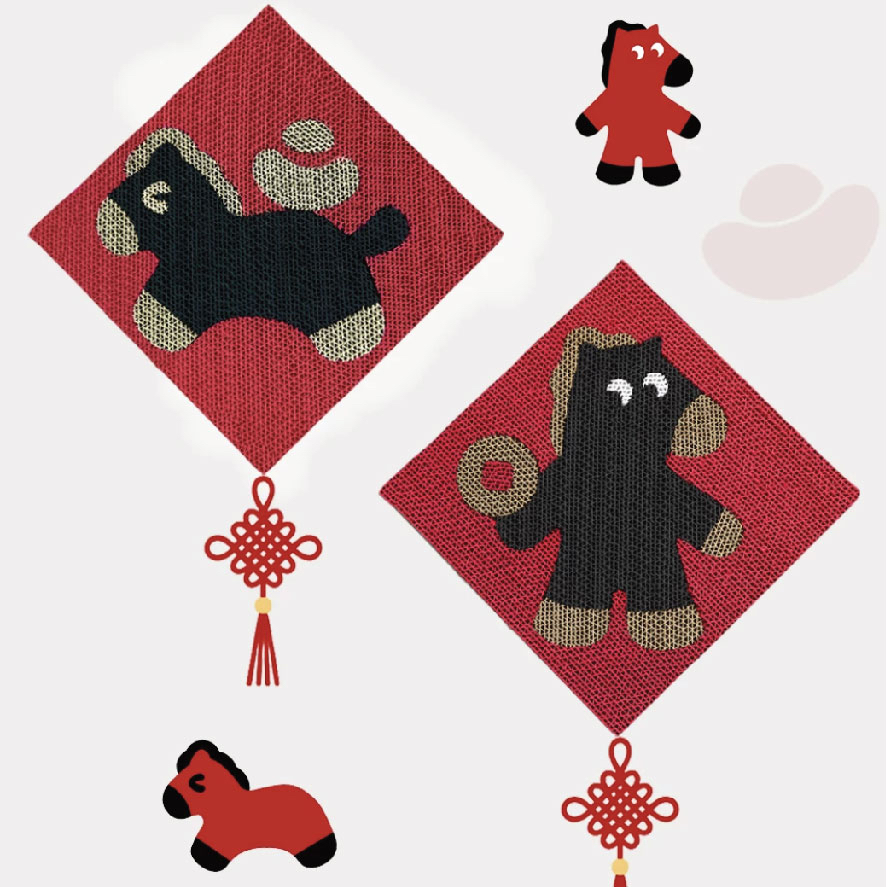 馬年新春掛牆抓板