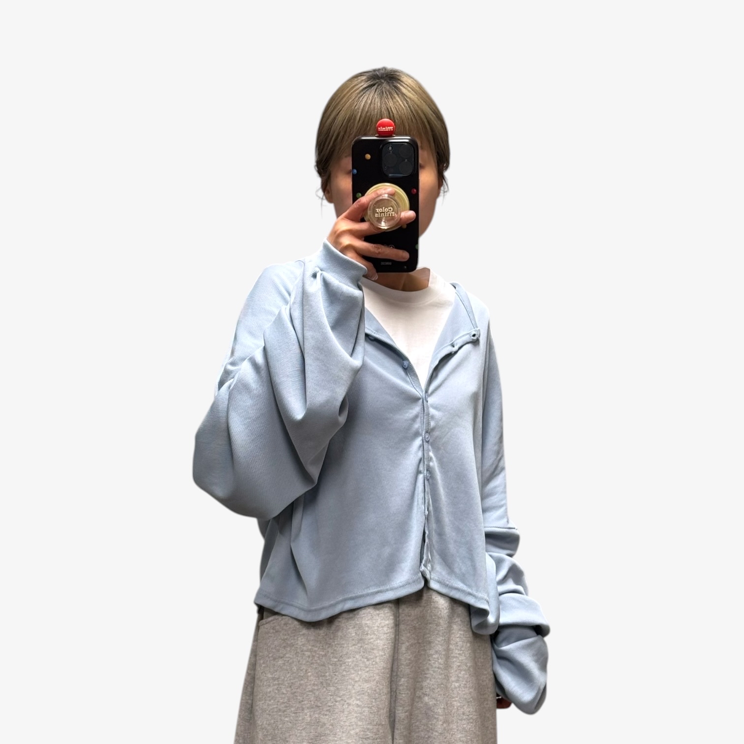 221048 淨色鬆身外套