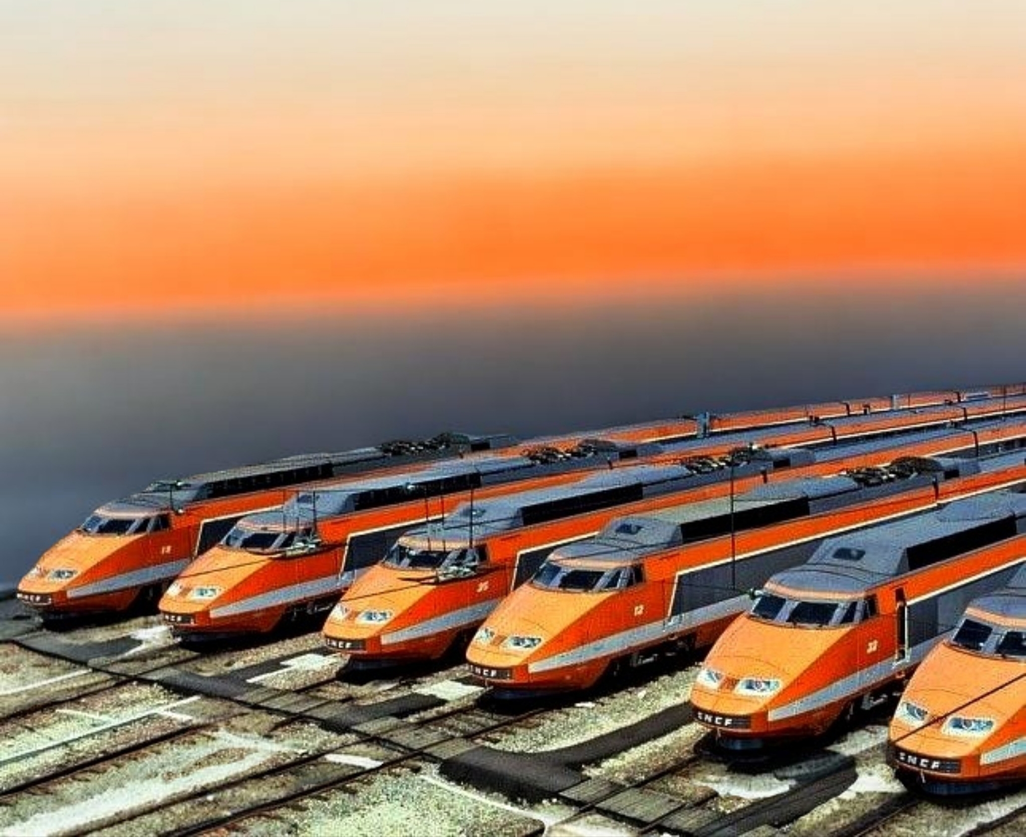 Kato TGV N-scale 10節全編版