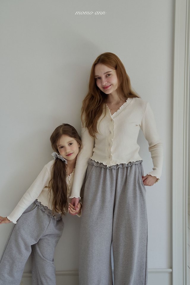 Momoann | Ribbed Cardigan(with Mom)