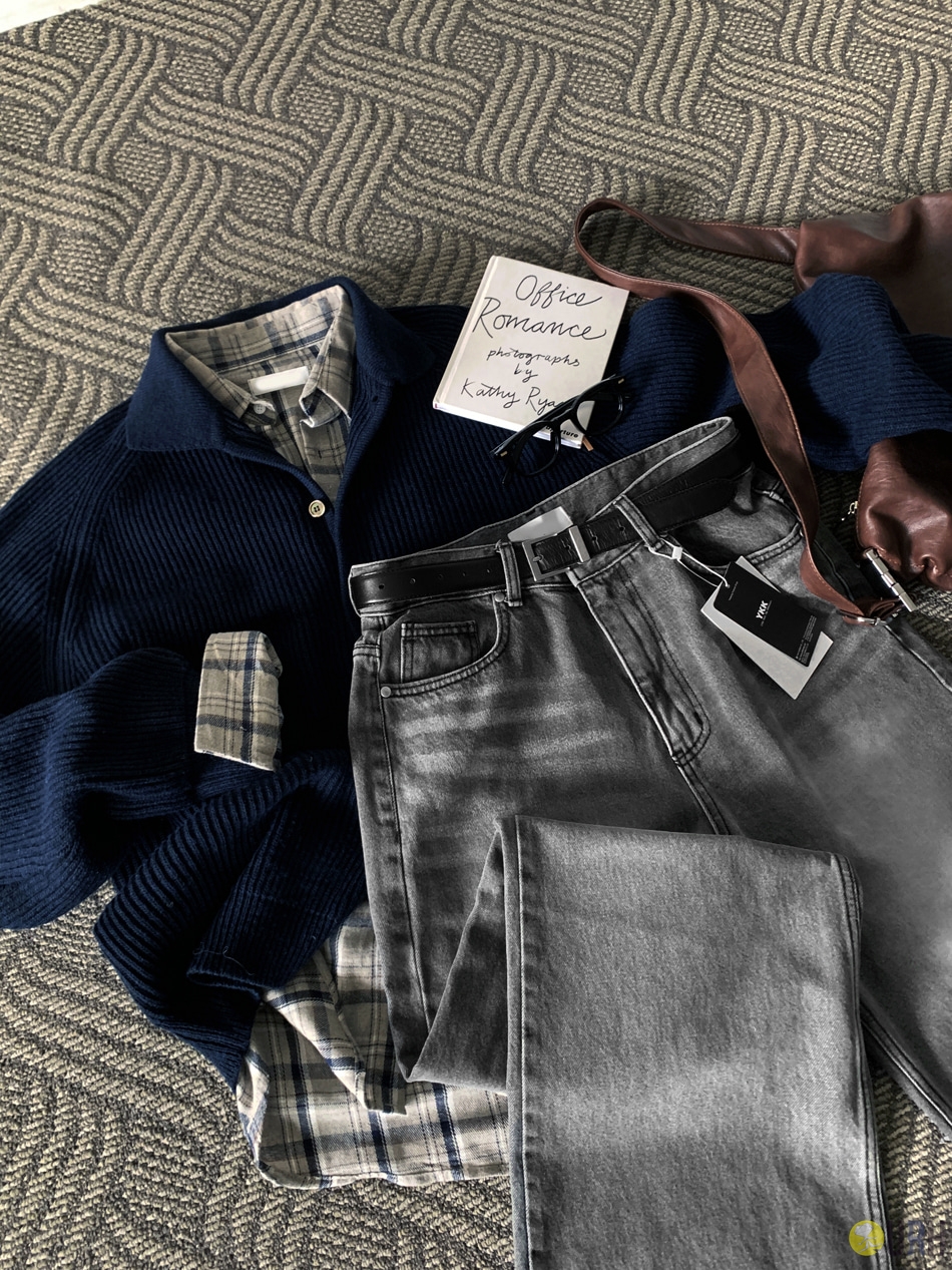 【100%保證韓國直送】日常寬鬆復古格紋恤衫 Glife S Daily Oversized Check Shirt RL114502