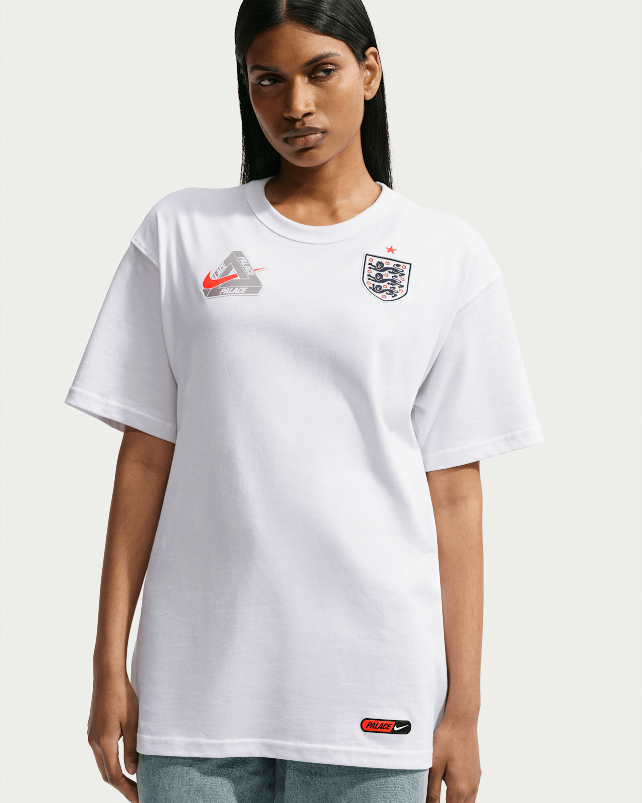 Nike England 英格蘭 x Palace 限量版白色T-Shirt IM6598
