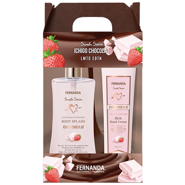 🎀【預訂】FERNANDA Ichigo Chocolat Body Splash＆Mini Rich Hand