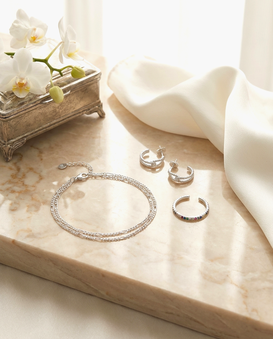 S925 - SET0003 Daily Jewelry Essentials