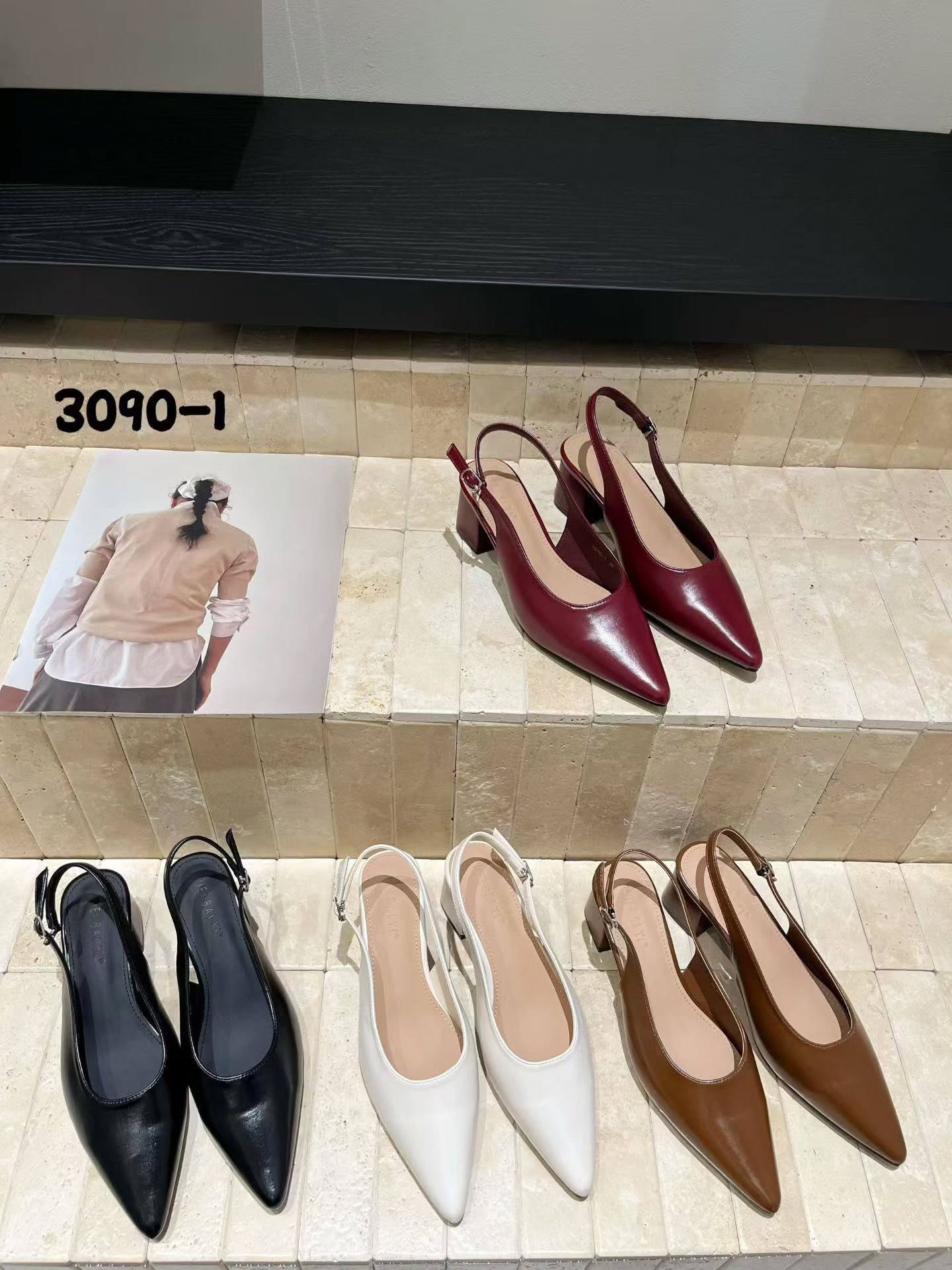 3090-1 尖头气质高跟鞋 🇨🇳