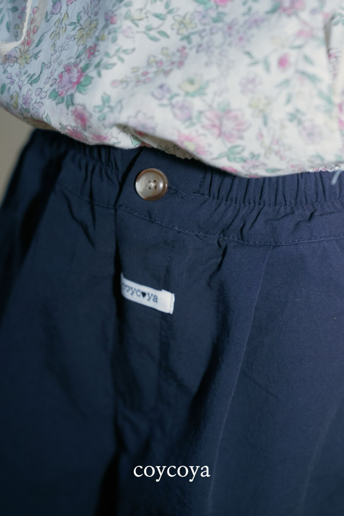 🌸預訂 韓國直送🌸🇰🇷COYCOYA兩色標籤復古寬鬆弧形長褲