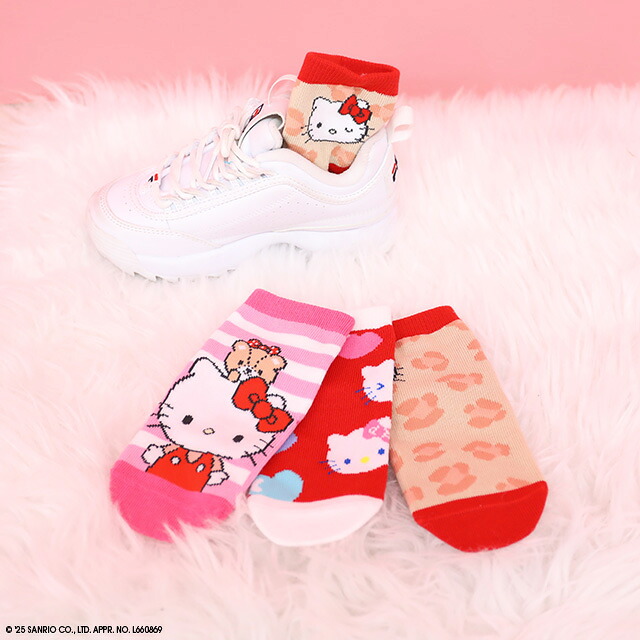 🆕【⭐訂購⭐】🌀 🇯🇵 日本直送 #Sanrio 短襪3對組套裝［6款選］🌀[ELCA-0009][260309]