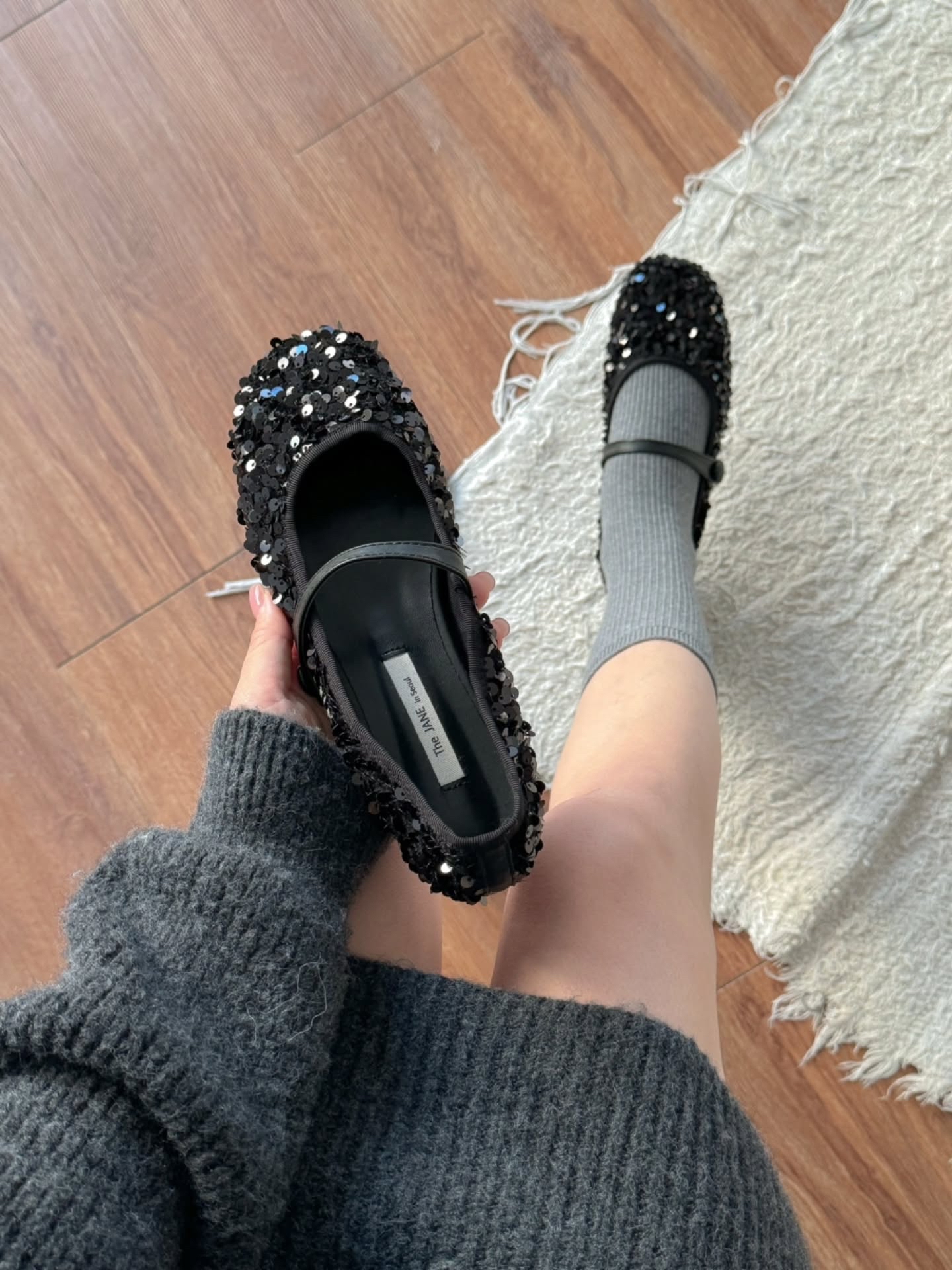 韓國🇰🇷女裝| 閃閃珠片鞋