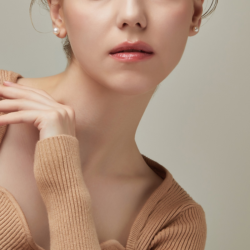 DIDIER DUBOT Signature D Rose Gold L Size 珍珠耳環 (JDRER3F426W)