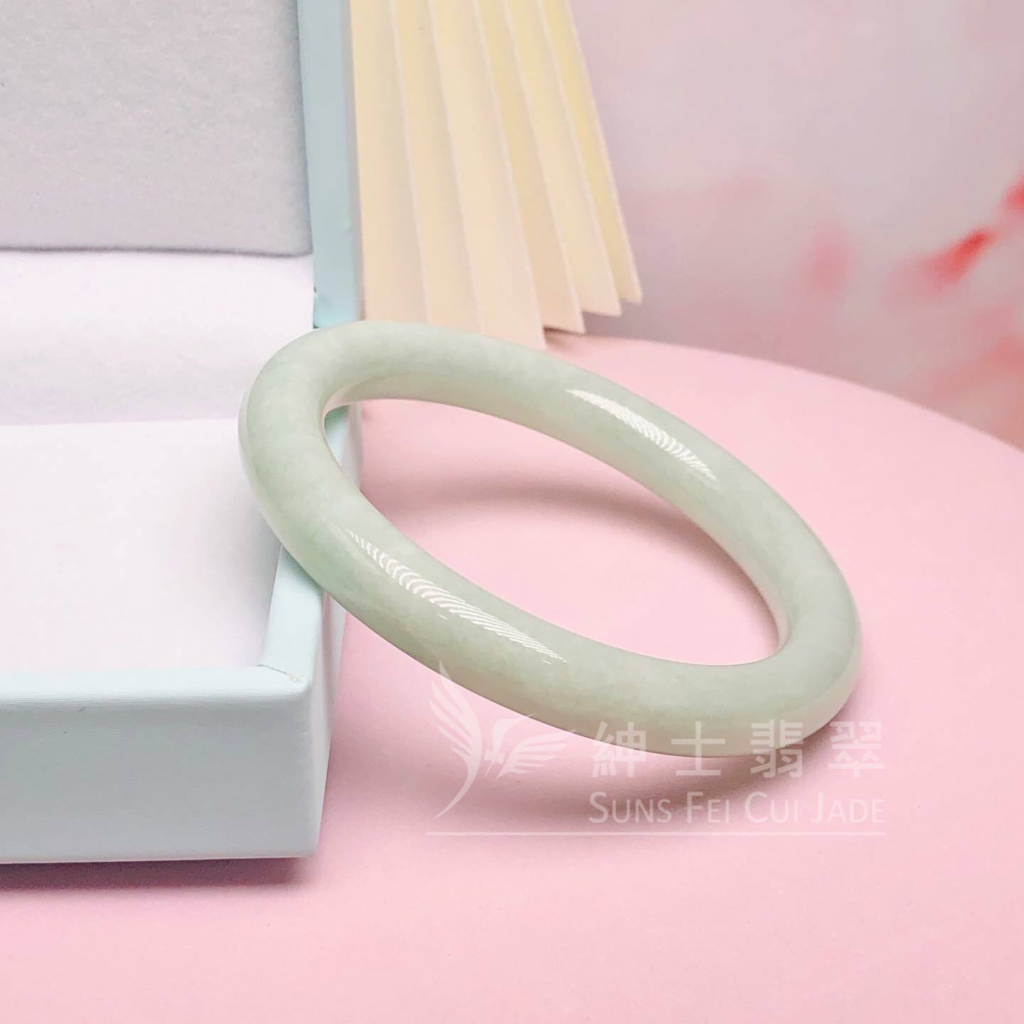 擺三橋晴水色圓鐲55.9mm - 1