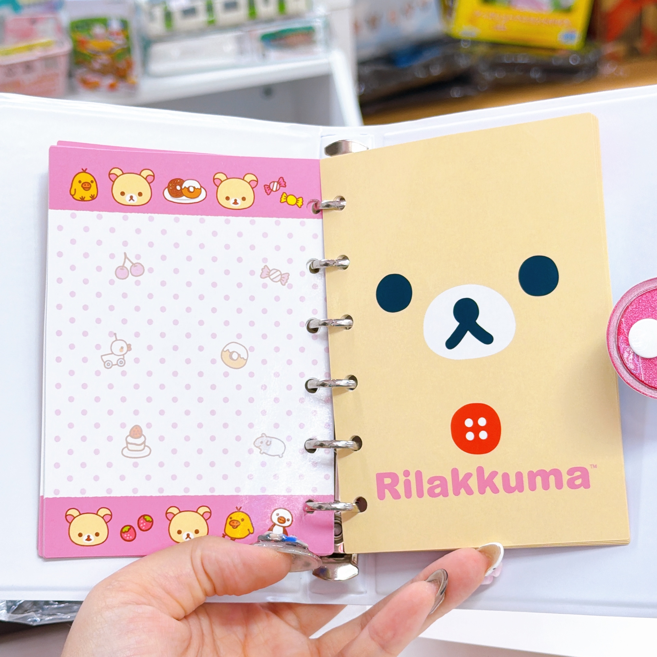 日本直送新款鬆弛熊sanx 新款貼紙簿