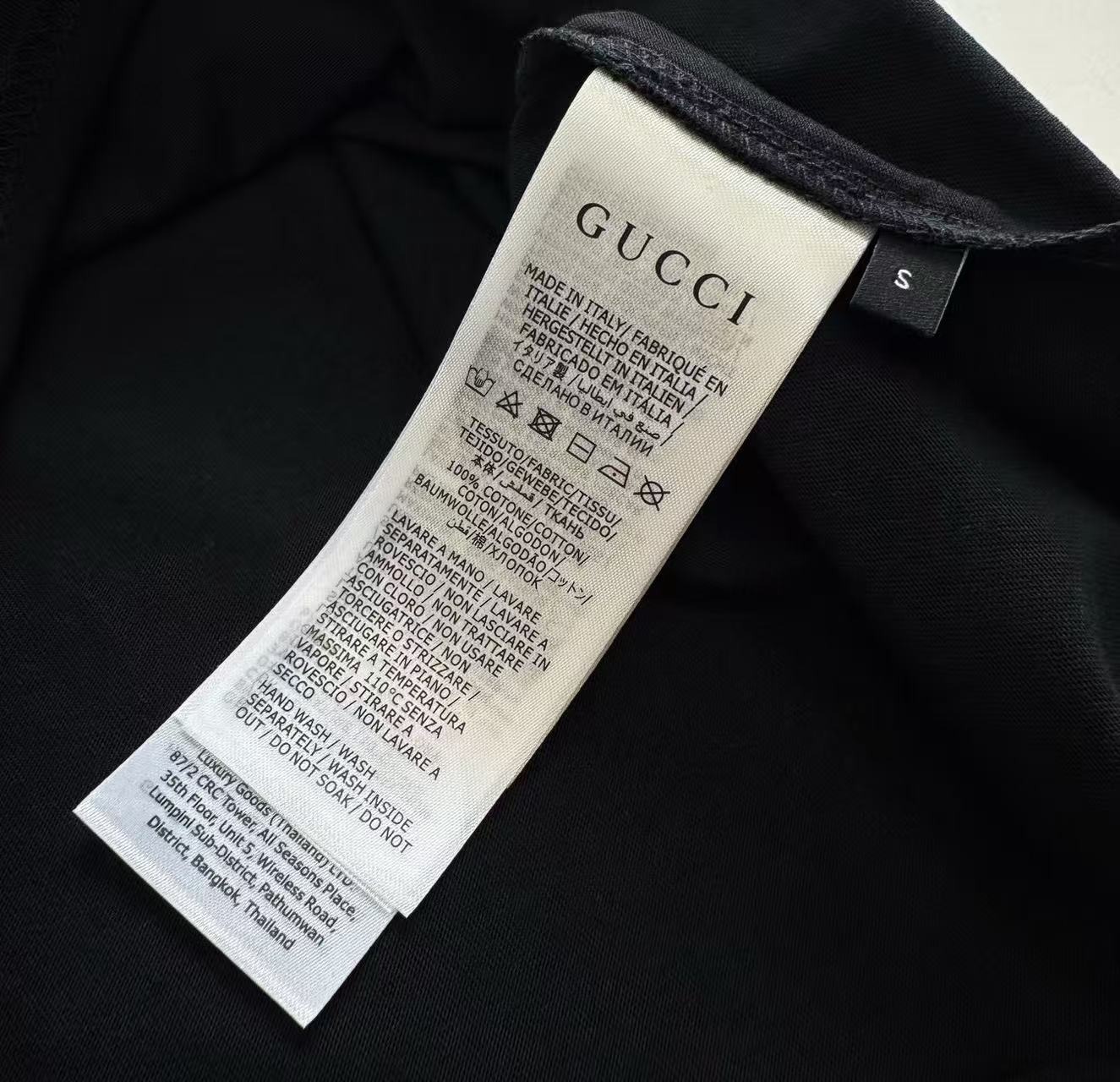 【原單】GUCCI 印花棉質針織短袖Tee