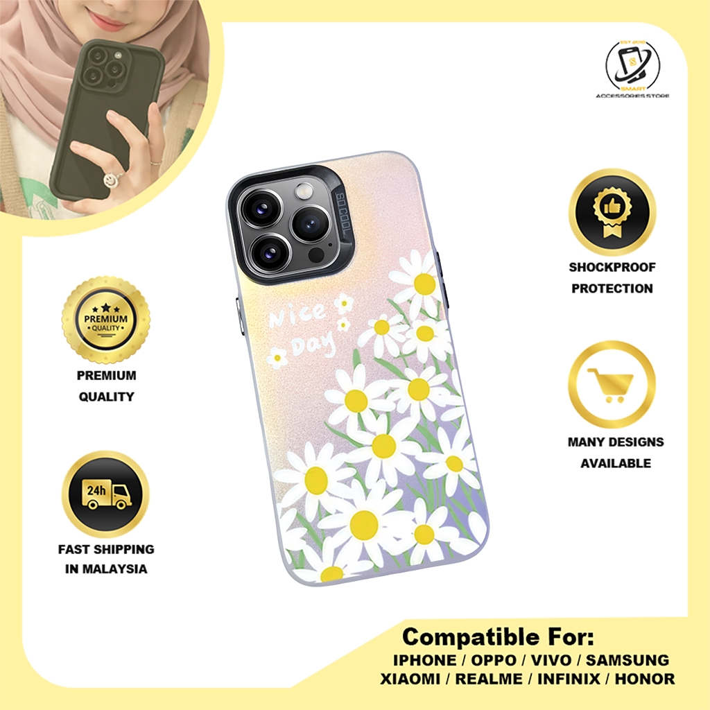 IMD CASE PHONE FOR IPHONE - DESIGN FLOWER O