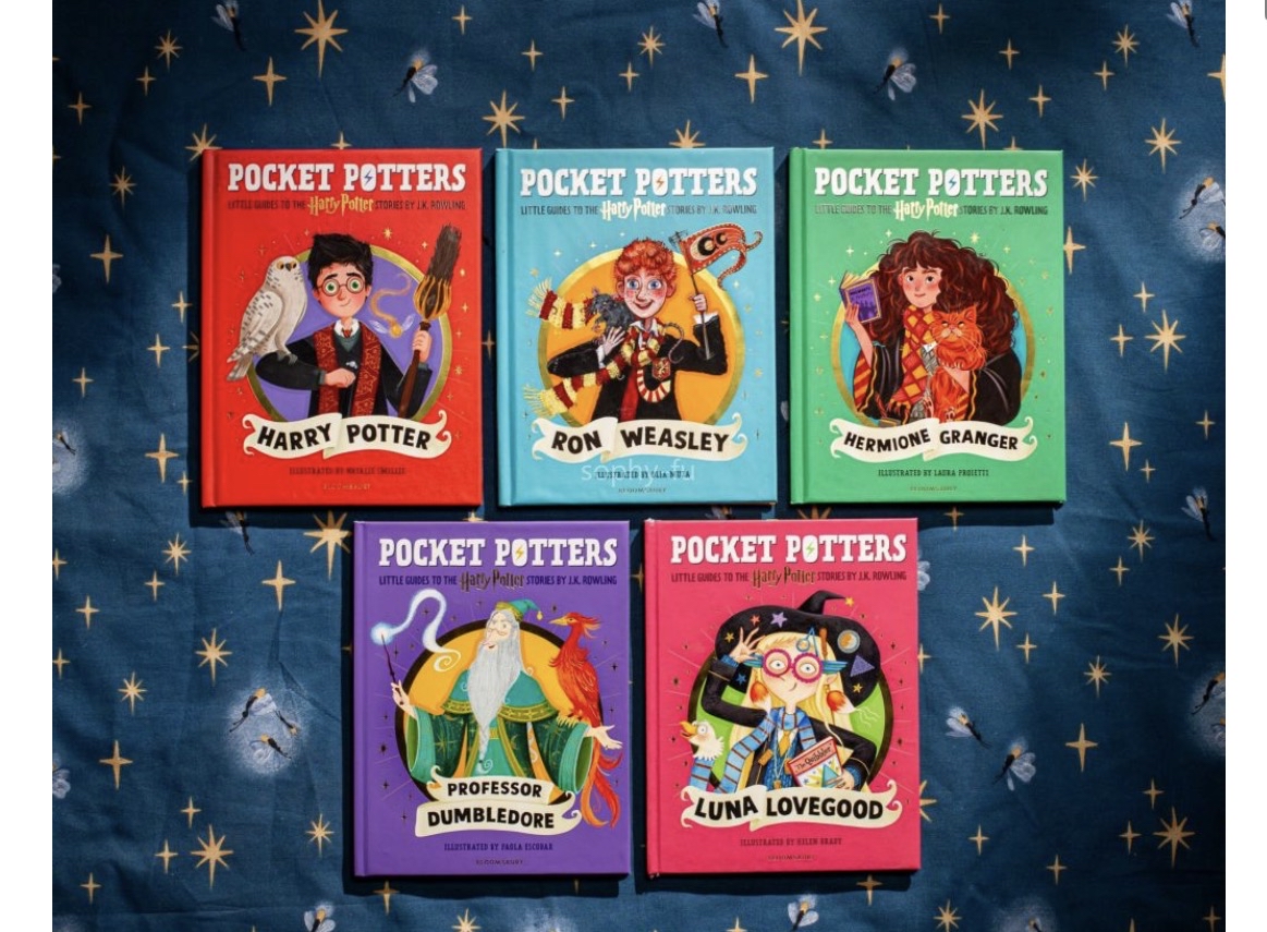 · 原文書名：Harry Potter，Ron Weasley，Hermione Granger，Professor Dumbledore，Luna Lovegood · 系列名：POCKET POTTERS · 副標題：Little Guides to the Harry Potter Stories · 作者：K. Towling