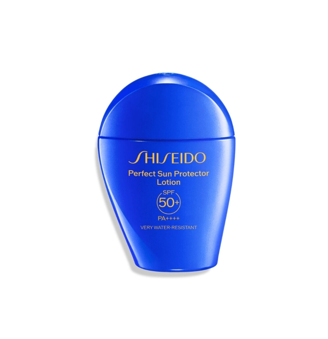 【7月快閃3折】資生堂 Shiseido 藍胖子防曬乳液 50ml | SynchroShield 遇水更強、極致清爽、防禦紫外線