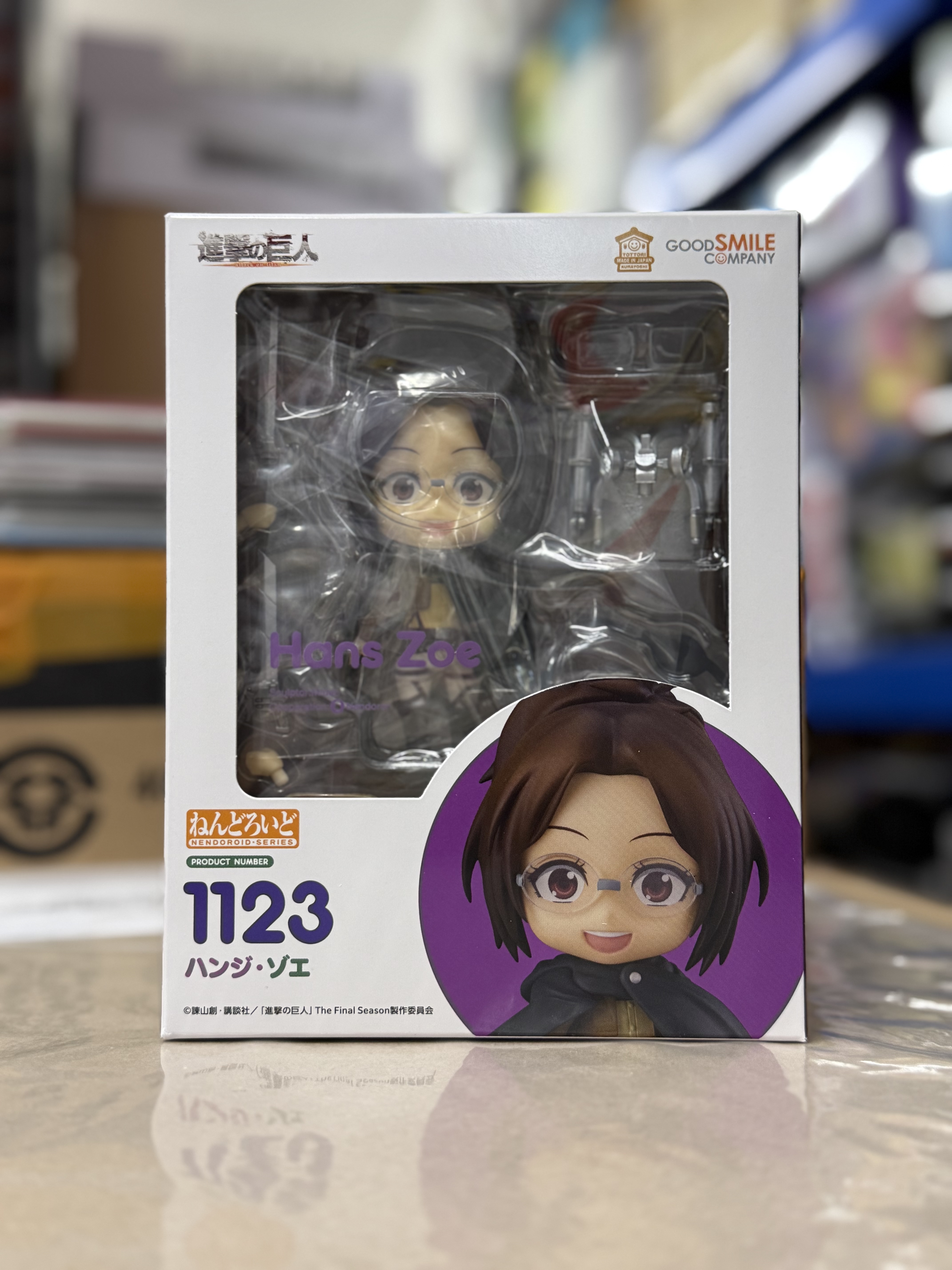 Good smile 黏土人 1123 漢吉·佐耶 進擊的巨人 可動figure
