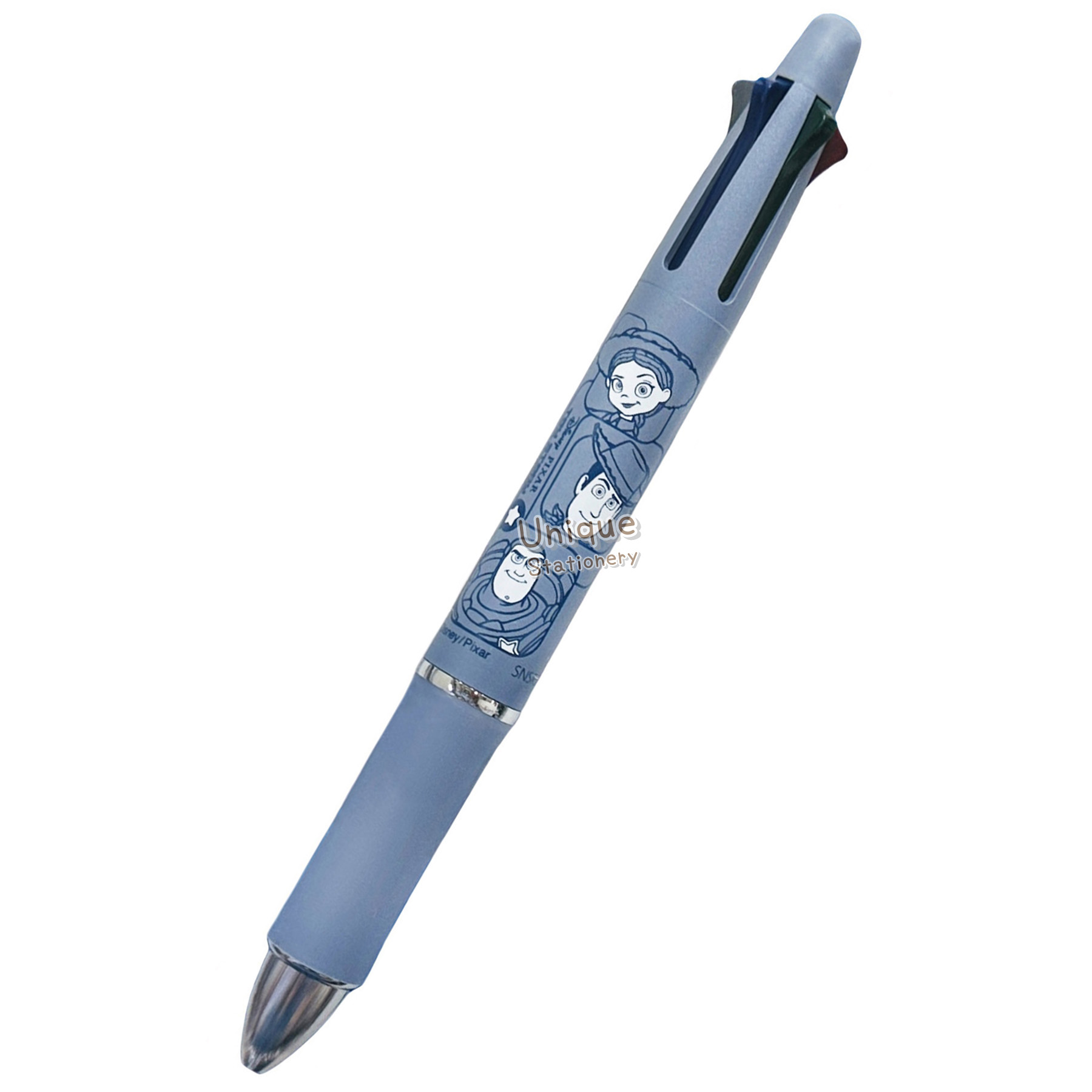 現貨｜Disney Toy Story Pilot Dr.Grip 4+1 日本製 多功能 5用筆 0.5mm 4色原子筆 + 0.5mm 鉛芯筆 (S4659945)