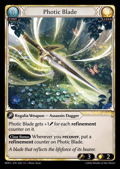 Photic Blade / RDO-036 (SR)