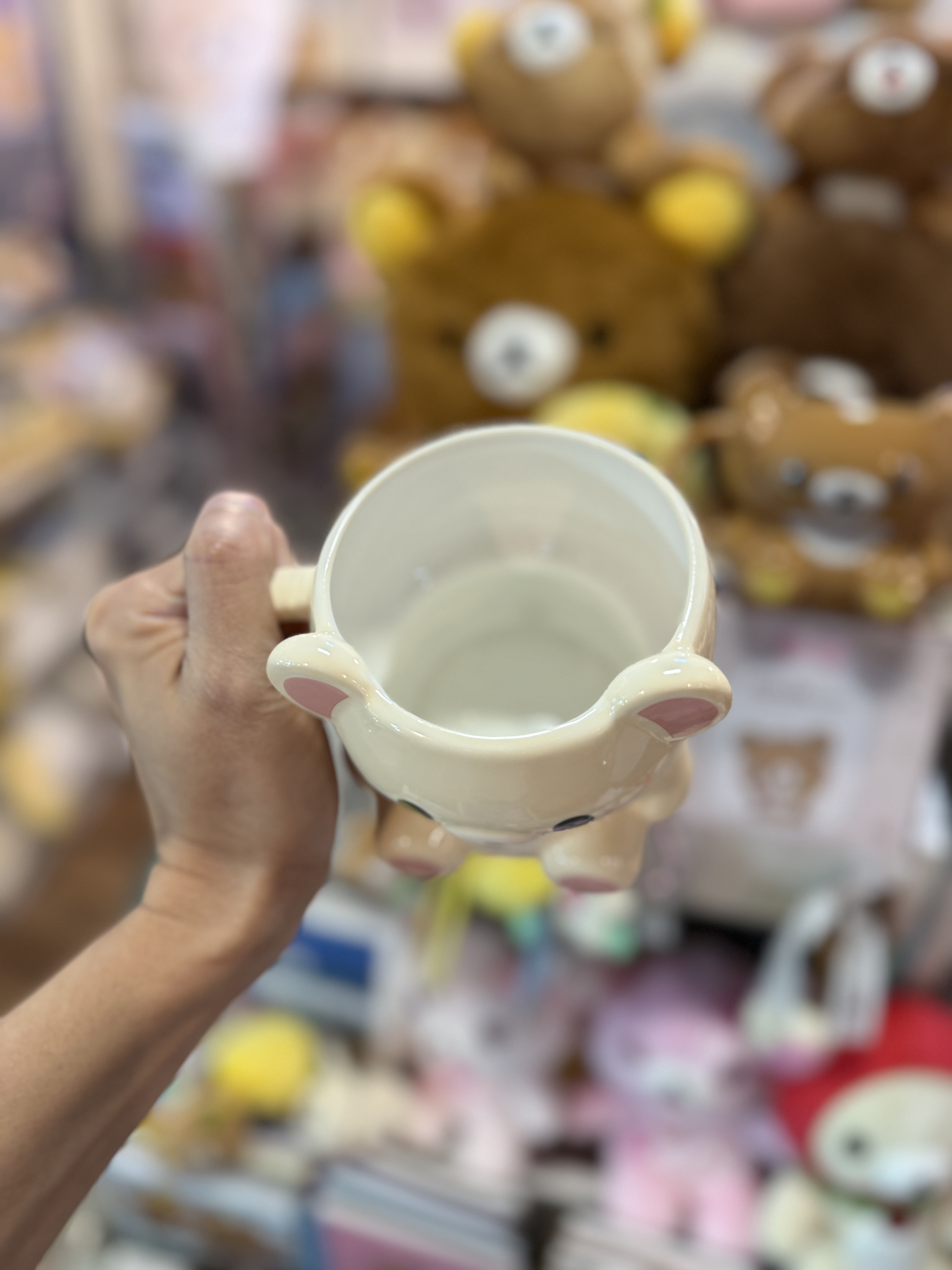 《現貨》全新RILAKKUMA化妝派對系列有耳陶瓷杯