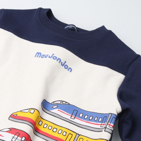 🆕【⭐訂購⭐】 🇯🇵日本直送🌀 手繪風火車印花 抓絨衛衣［2款選］🌀[ELBA-0063][260307]