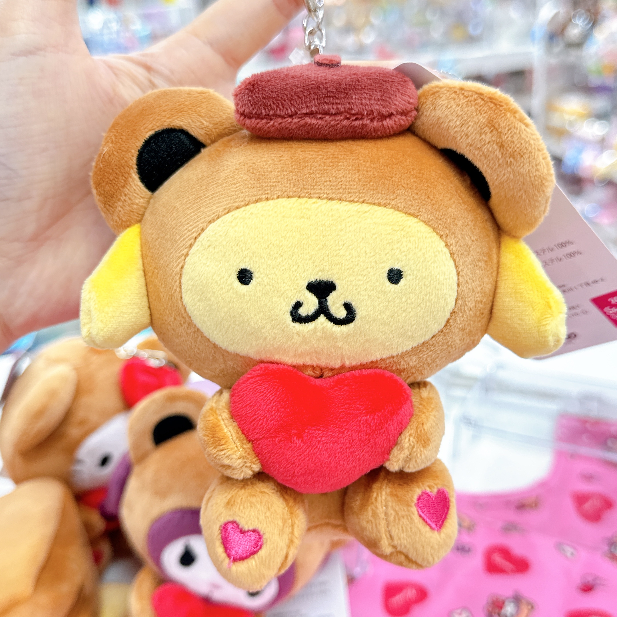 日本直送sanrio限定版熊仔系列環保袋/公仔掛飾/化妝袋