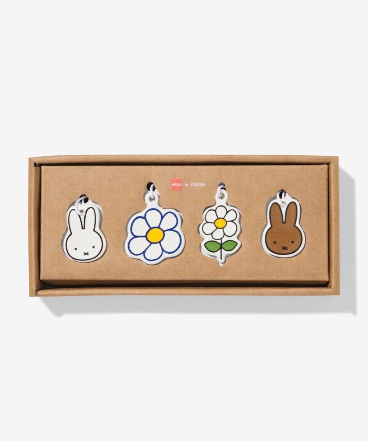 Miffy ceramic hanging decoration set