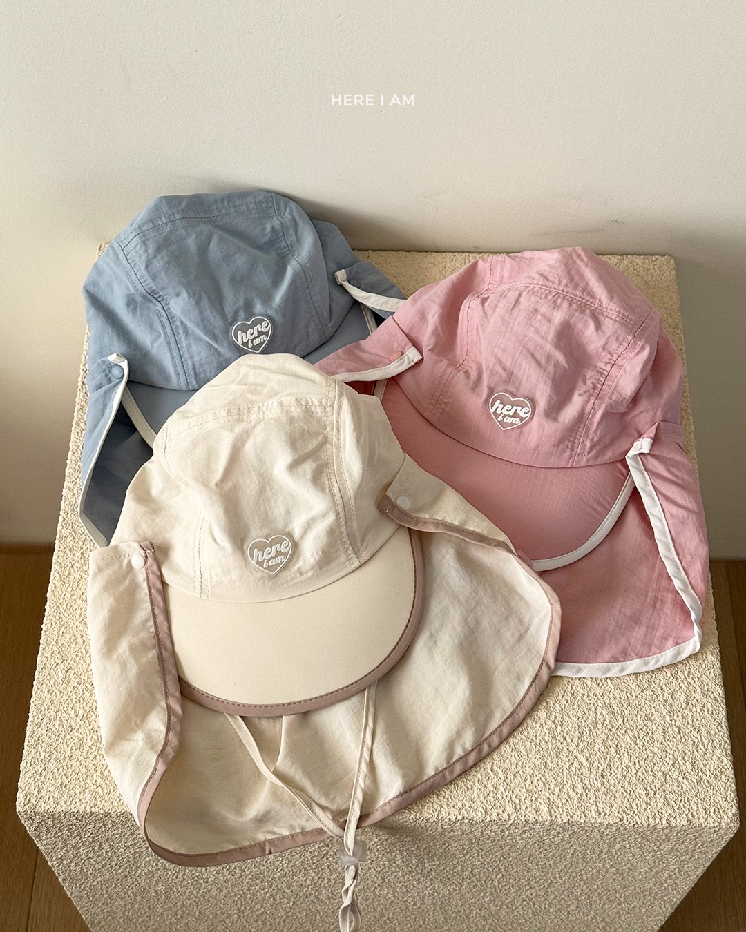 Here | sun hat (Ivory free size )