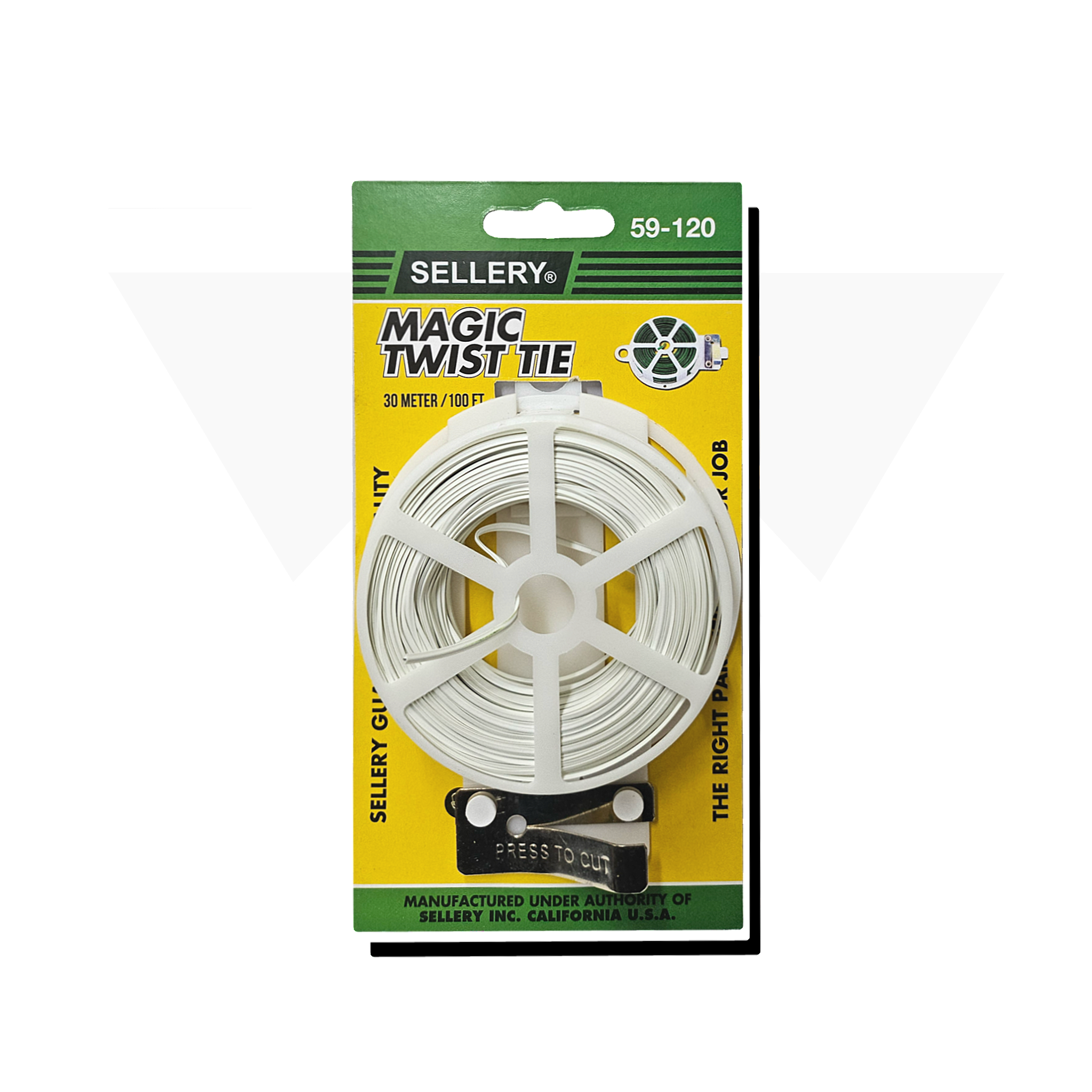 台灣 "SELLERY" 舍樂力 30米/100尺 包膠鋼線 "SELLERY" Magic Wire Twist Tie