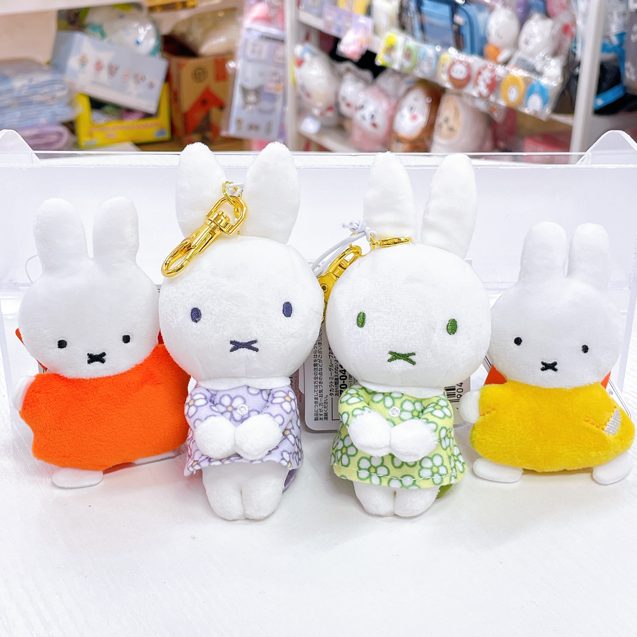 日本直送 Miffy 新款花花系列 公仔掛飾