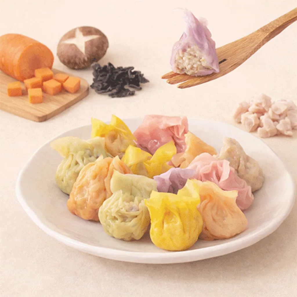 【童心好食館】寶寶彩色餛飩-紅蘿蔔菇菇木耳雞肉｜微調味｜1Y+