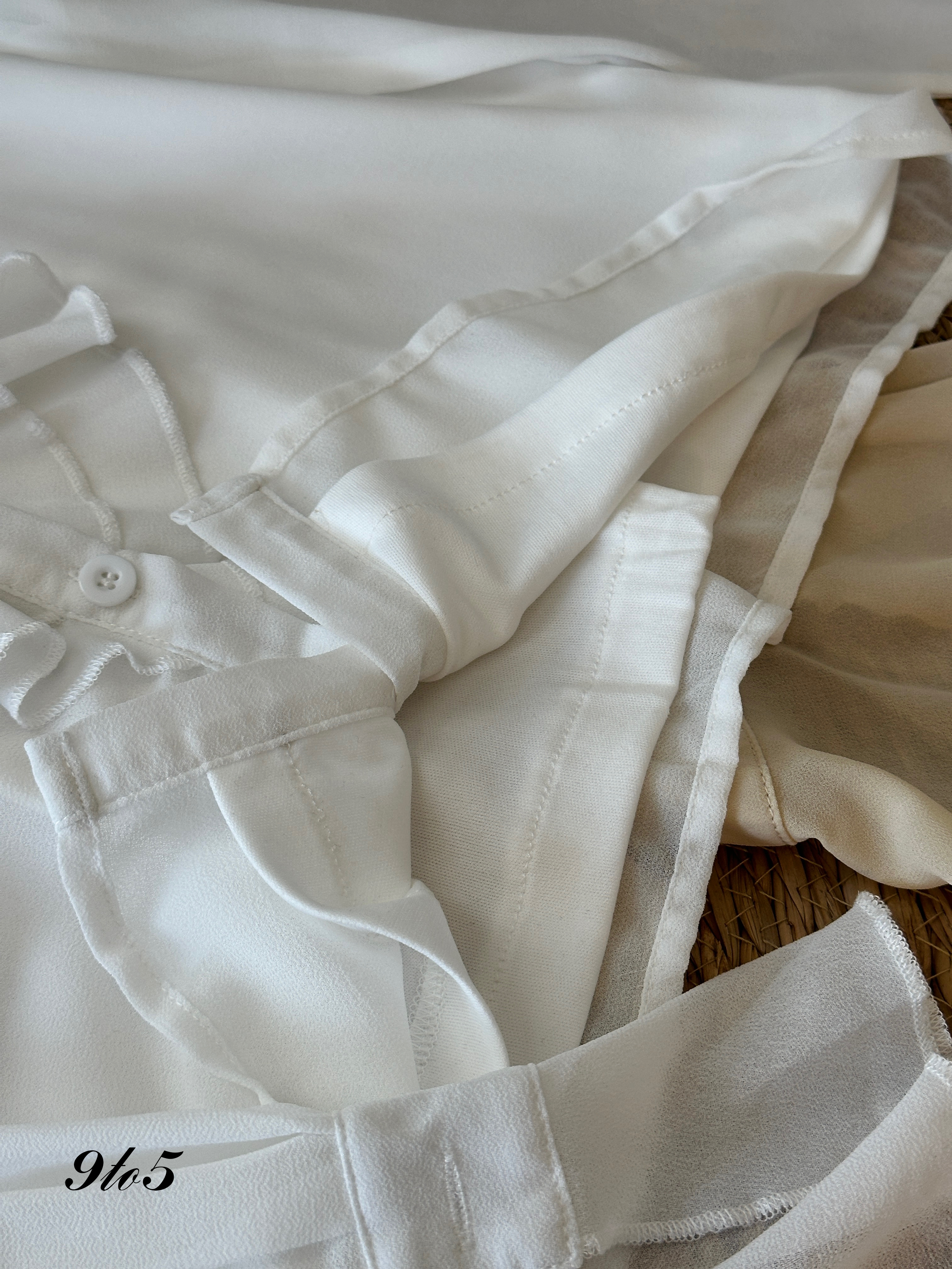 T3953 Ruffle Lace Top - 3 Colors